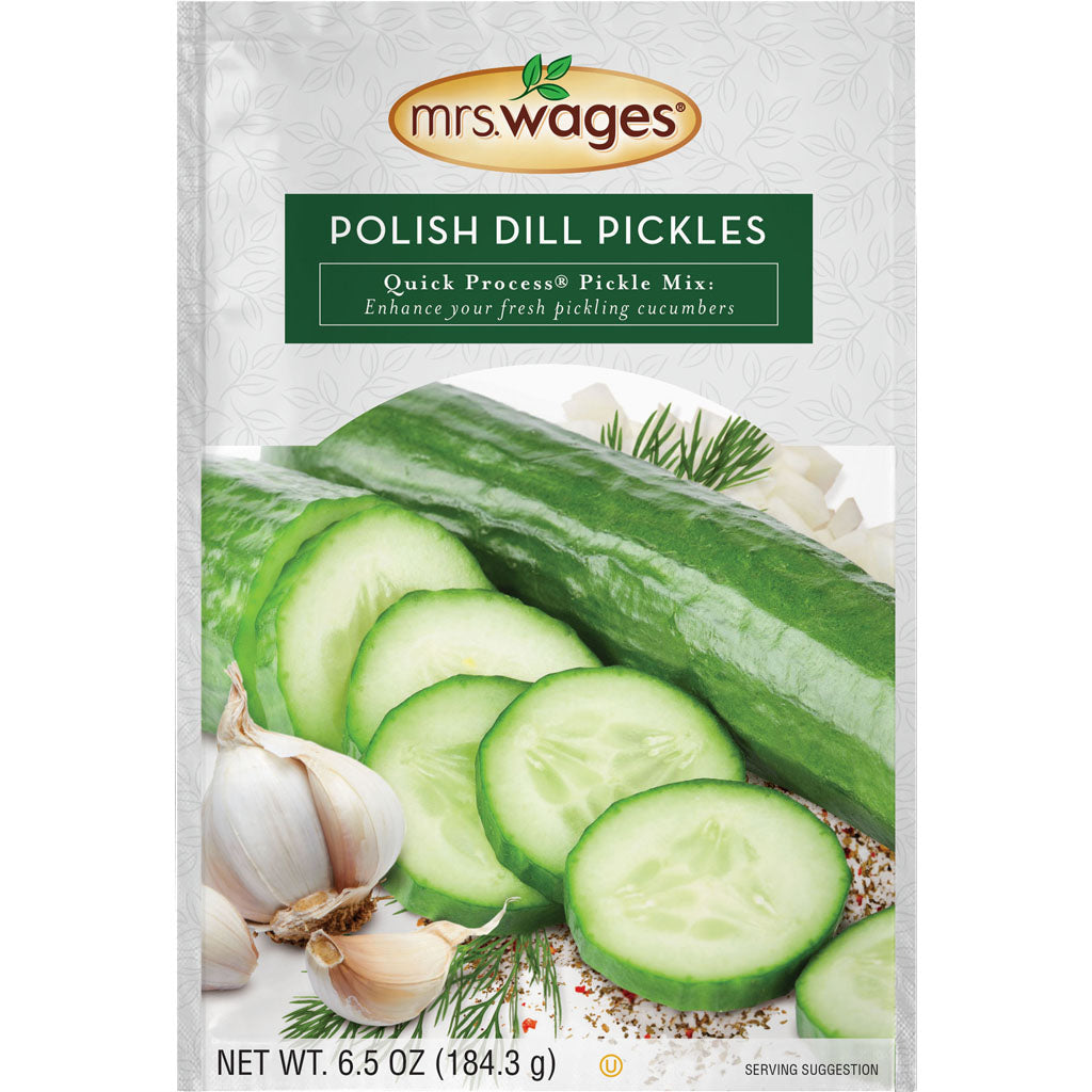 Mrs. Wages Quick Process Polish Dill Pickles Mix (6.5 OZ)
