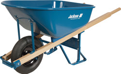Jackson Steel Wheelbarrow For Contractors (BLUE, 6 CF)
