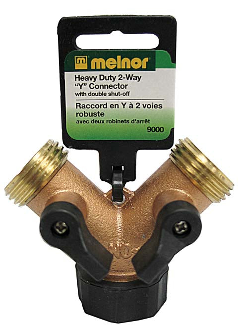 Metal 2-Way Hose Valve (BRASS)