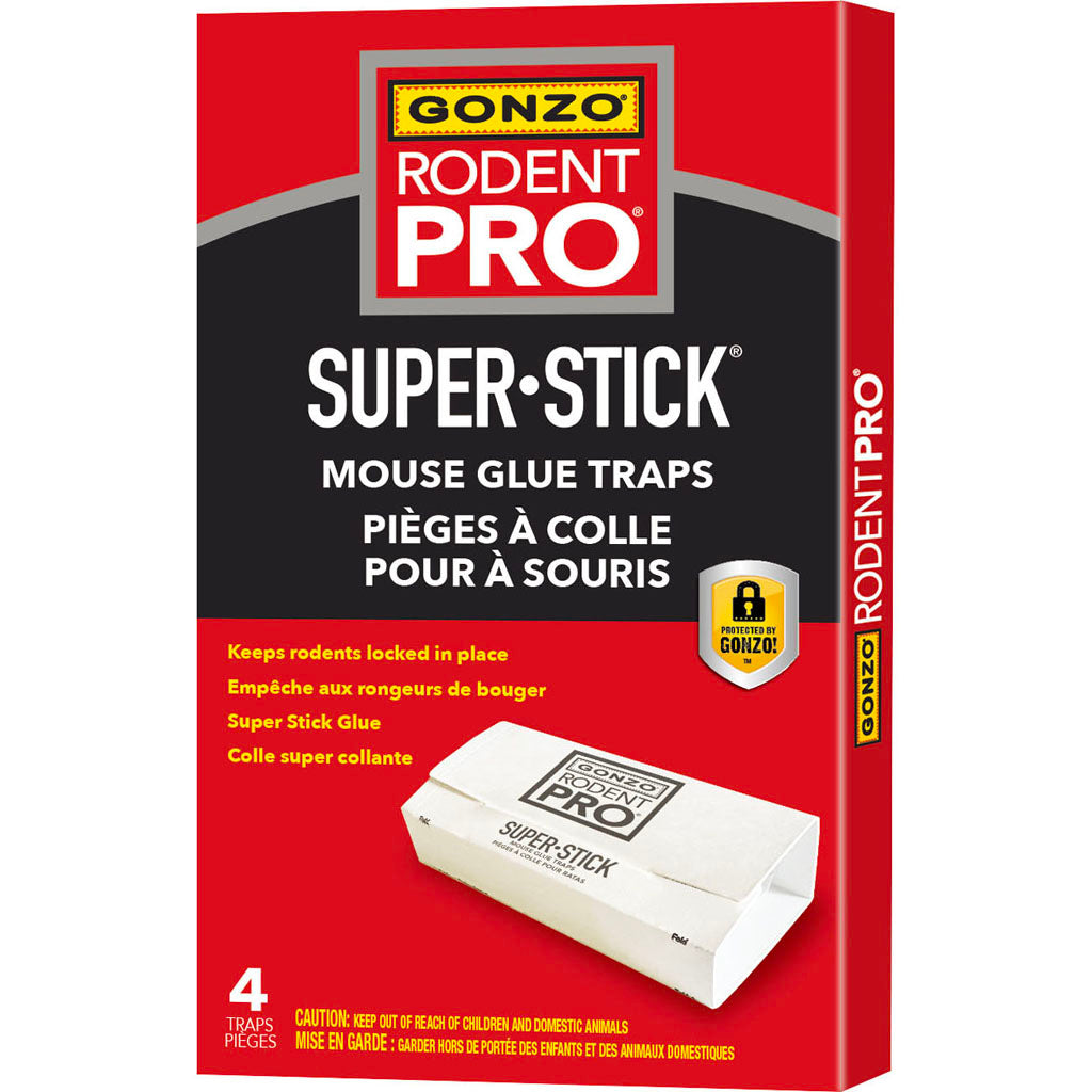 Rodent Pro Super Stick Mouse Glue Traps (4 PK)