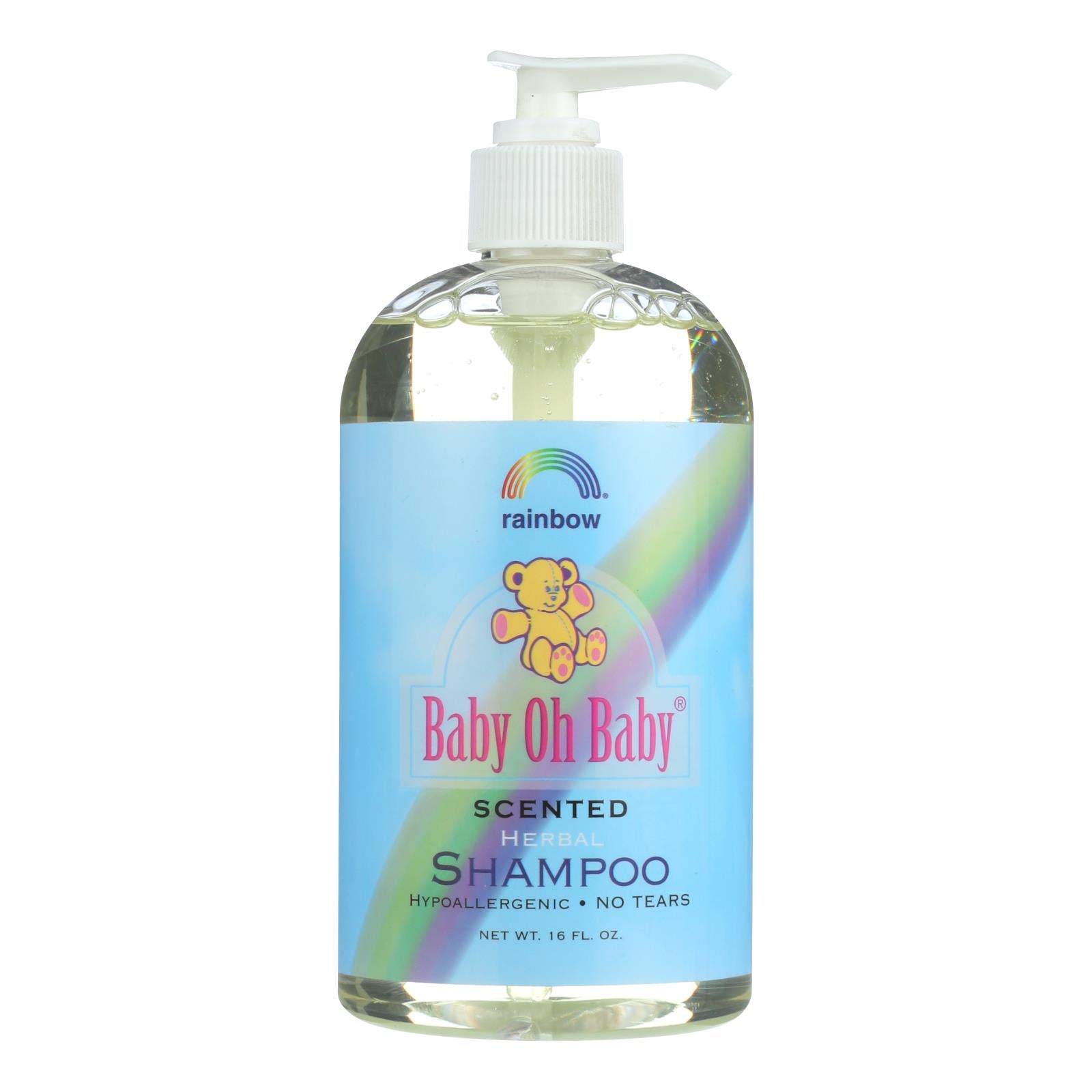 Rainbow Research Shampoo - Organic Herbal - Baby - Scented - 16 Fl Oz