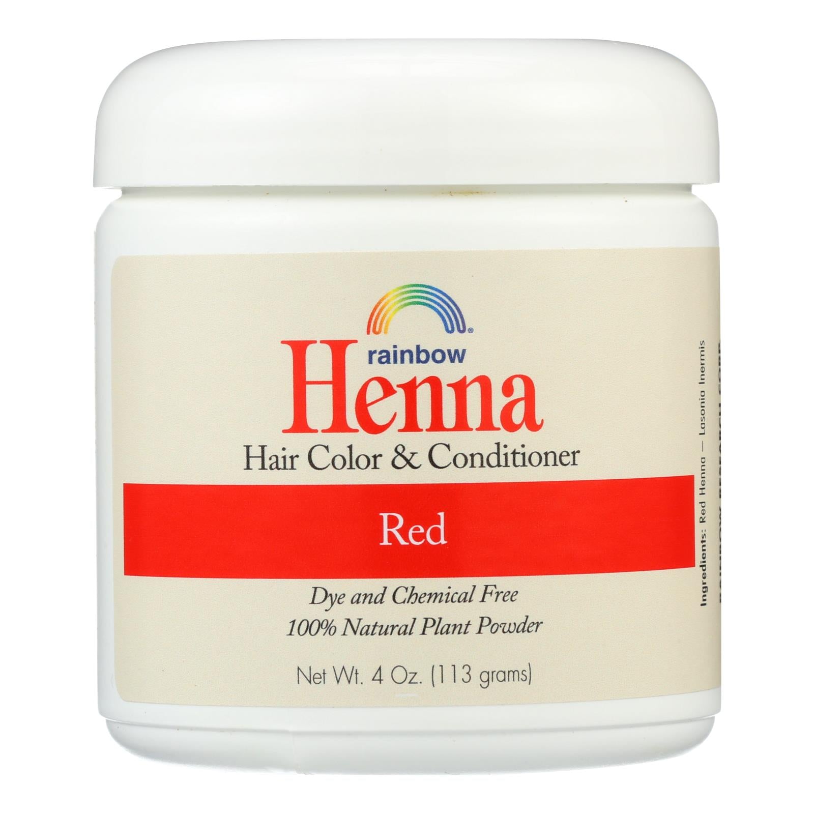 Rainbow Research Henna Hair Color And Conditioner Persian Red - 4 Oz