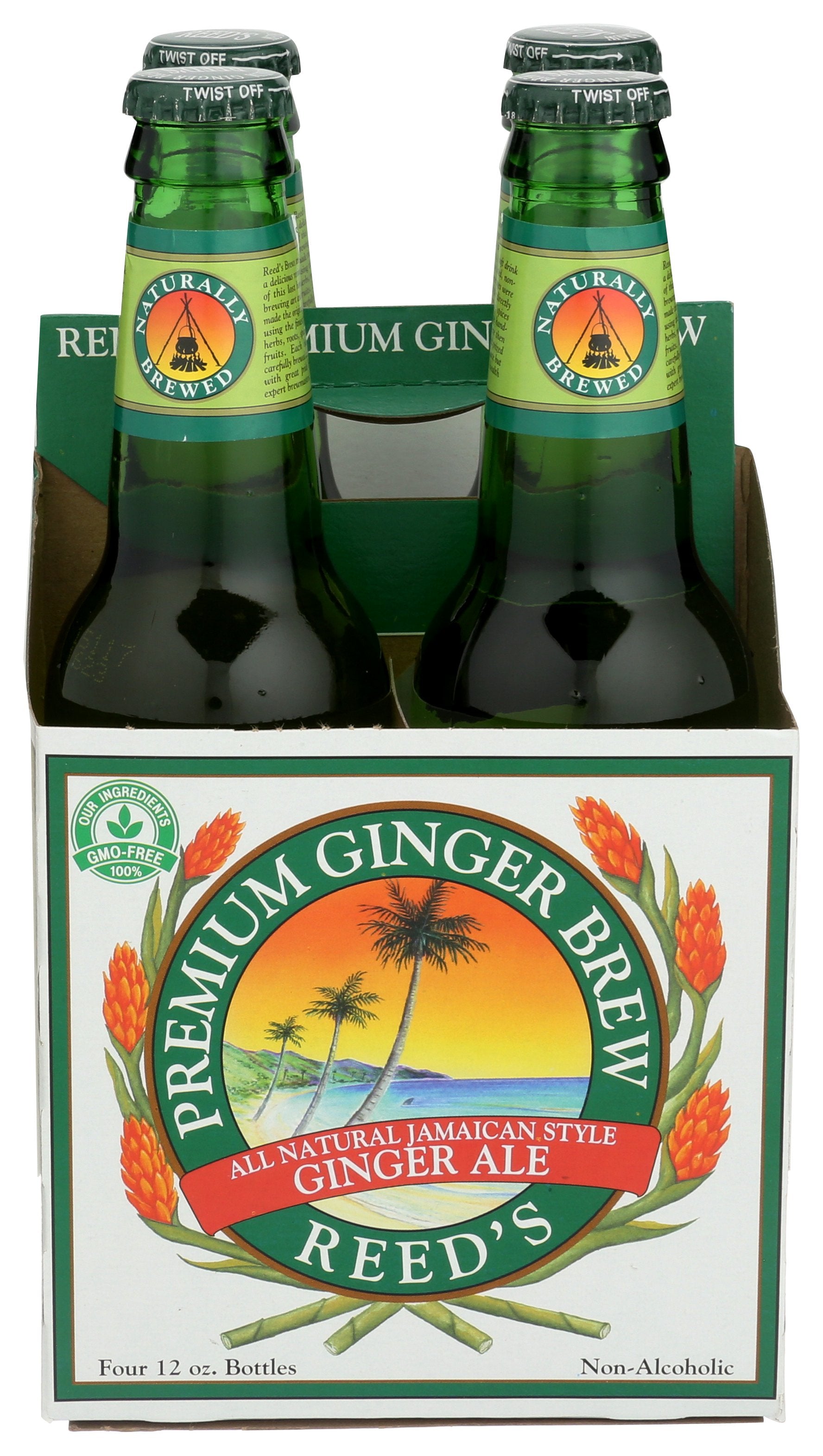 REEDS SODA 4PK GINGER PRM - Case of 6