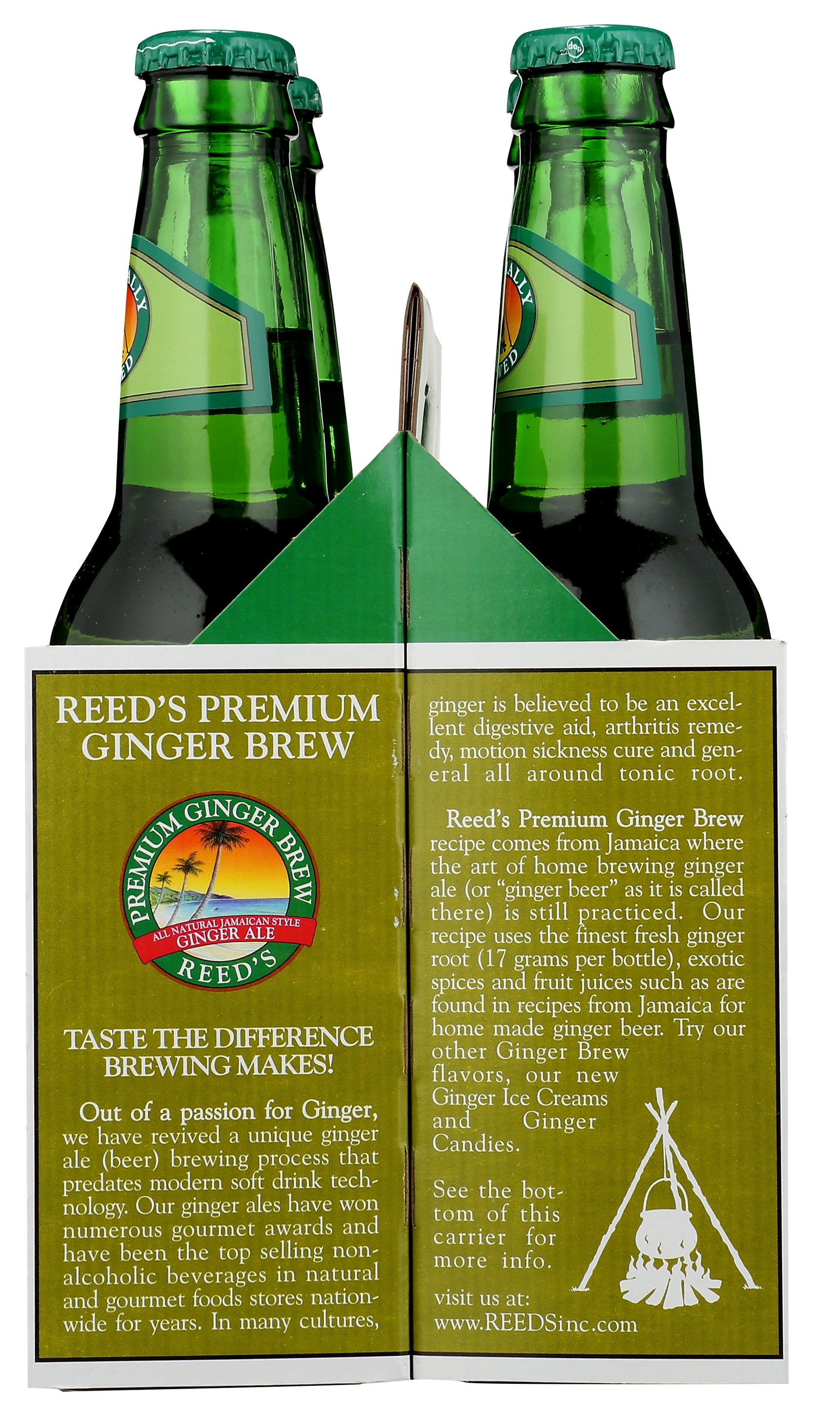 REEDS SODA 4PK GINGER PRM