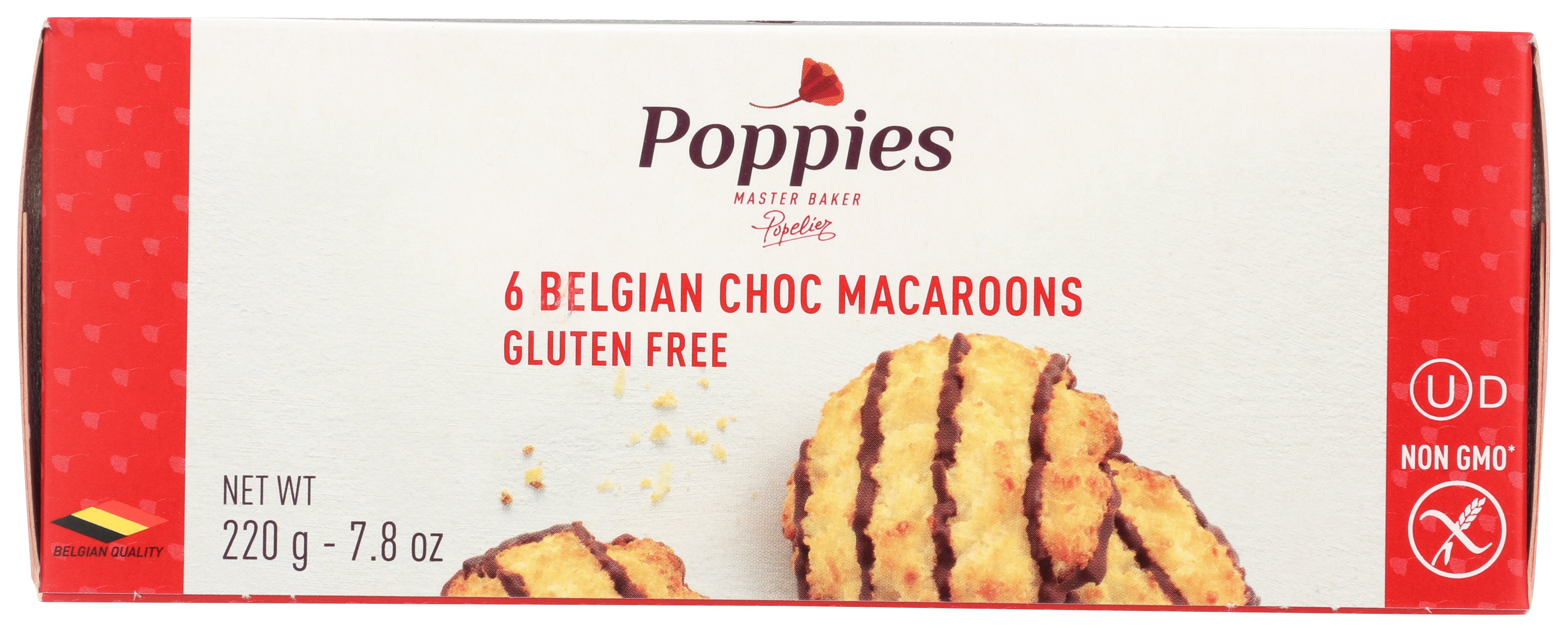 POPPIES COOKIE MACRN CHOC DRZL - Case of 12