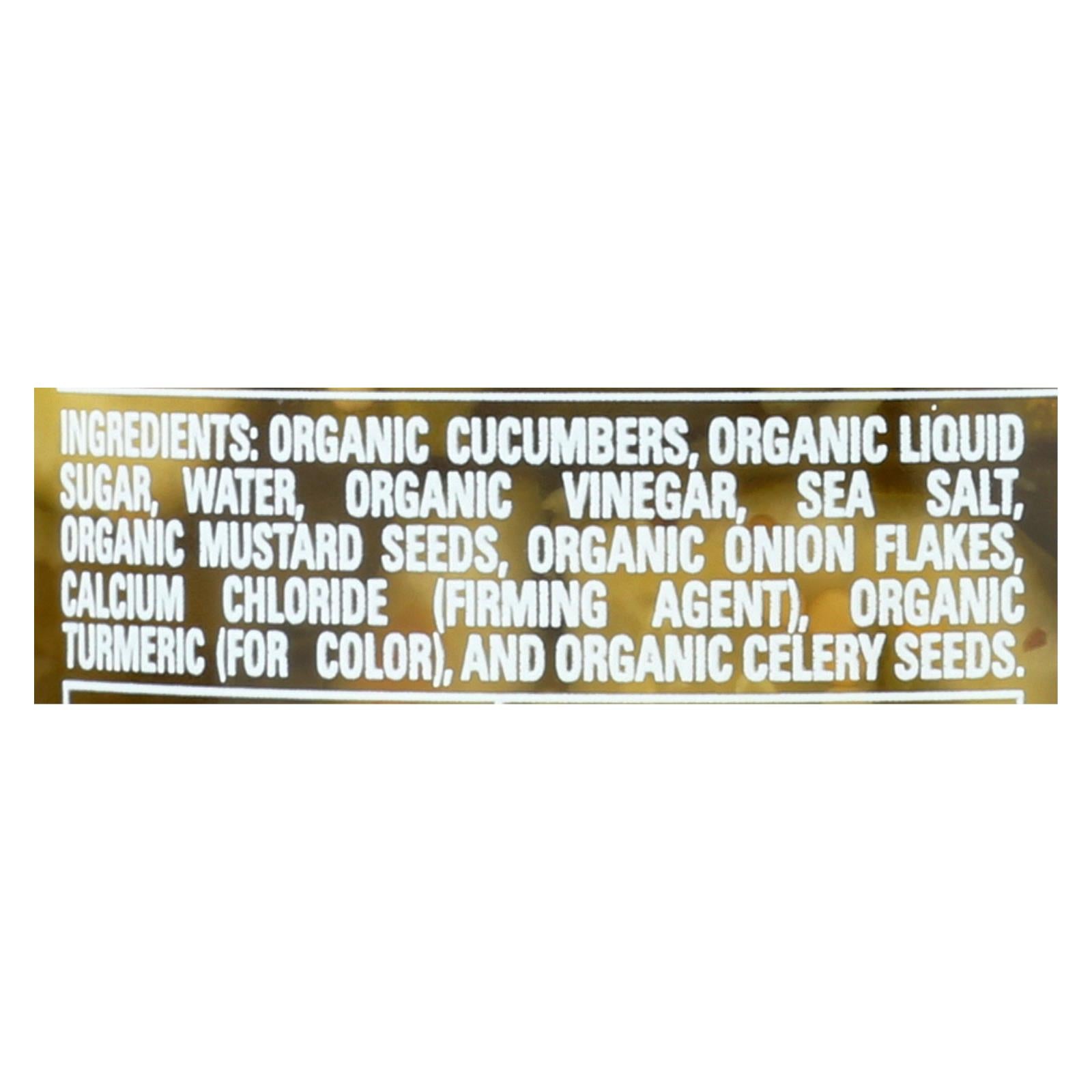 Mt Olive Pickle Co - Organic Pickles - Bread and Butter Chips - Case of 6 - 16 fl oz.