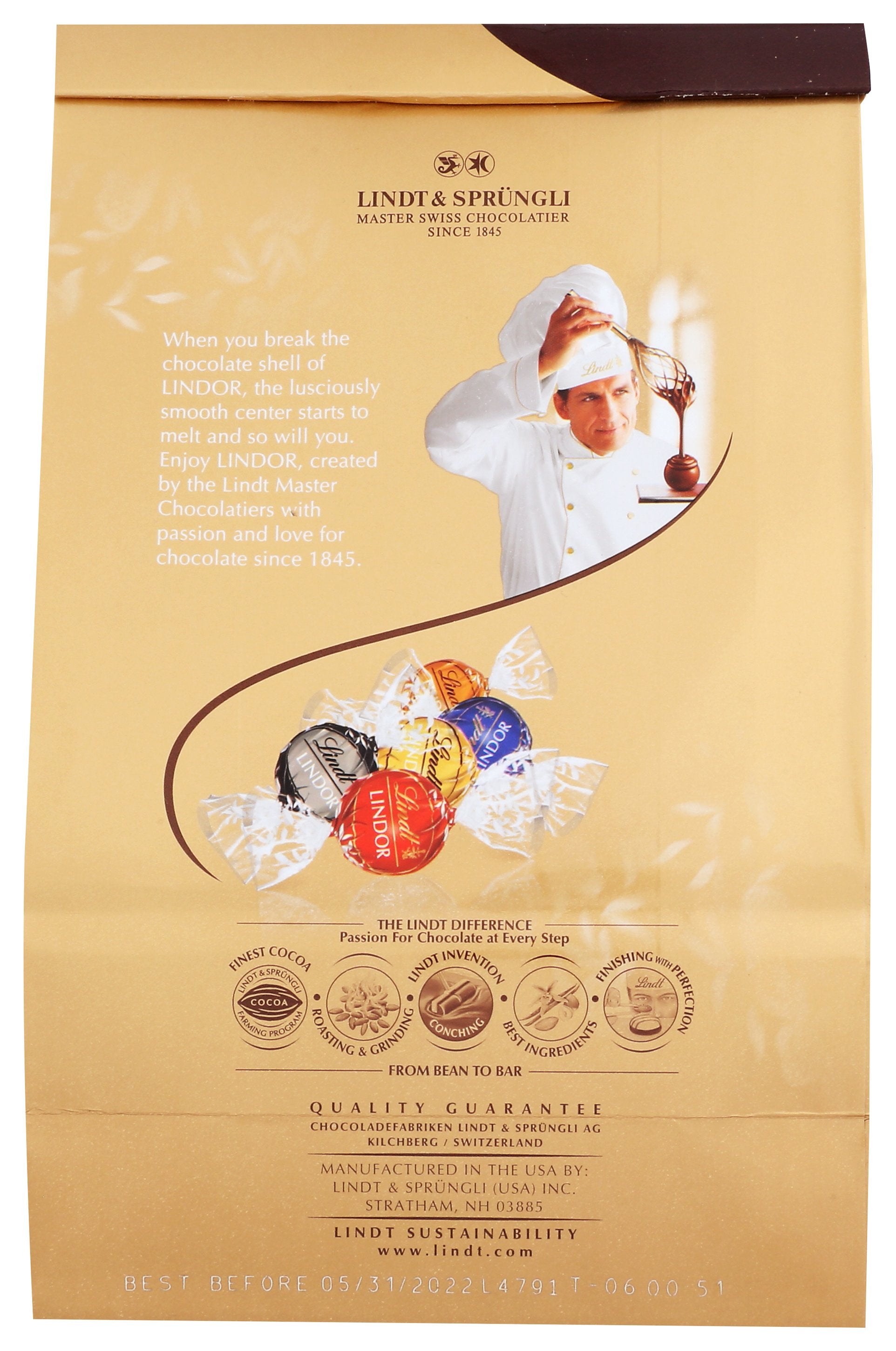 LINDT TRUFFLE ASST CHOC BAG - Case of 6