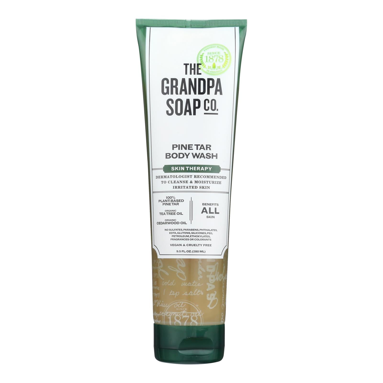 Grandpa Soap - Body Wash Pine Tar - 1 Each - 9.5 Oz