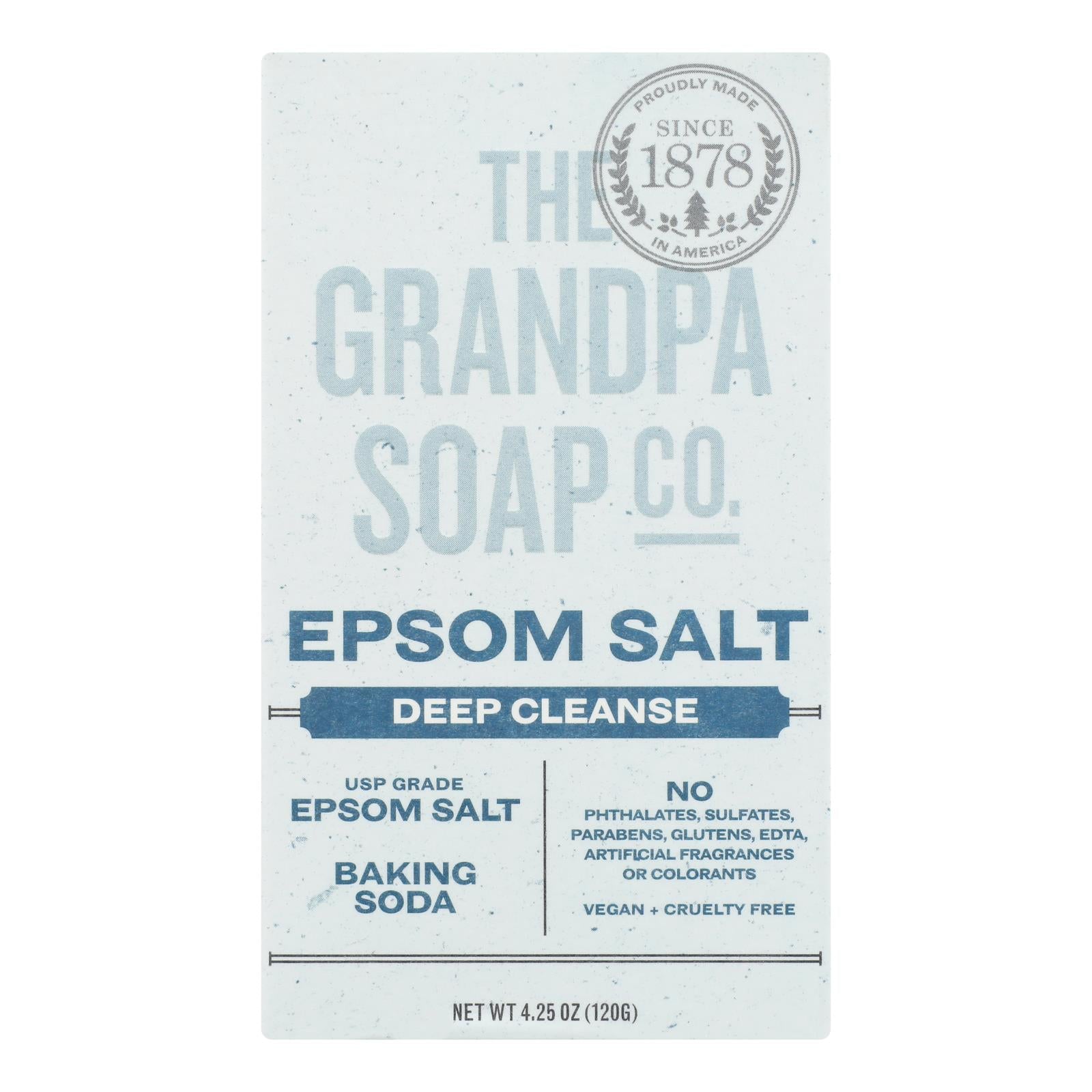 Grandpa Soap Bar Soap - Epsom Salt - 4.25 Oz