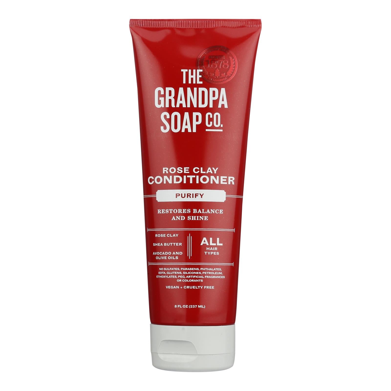 Grandpa Soap Conditioner - Rose - Clay - Deep - 8 Fl Oz