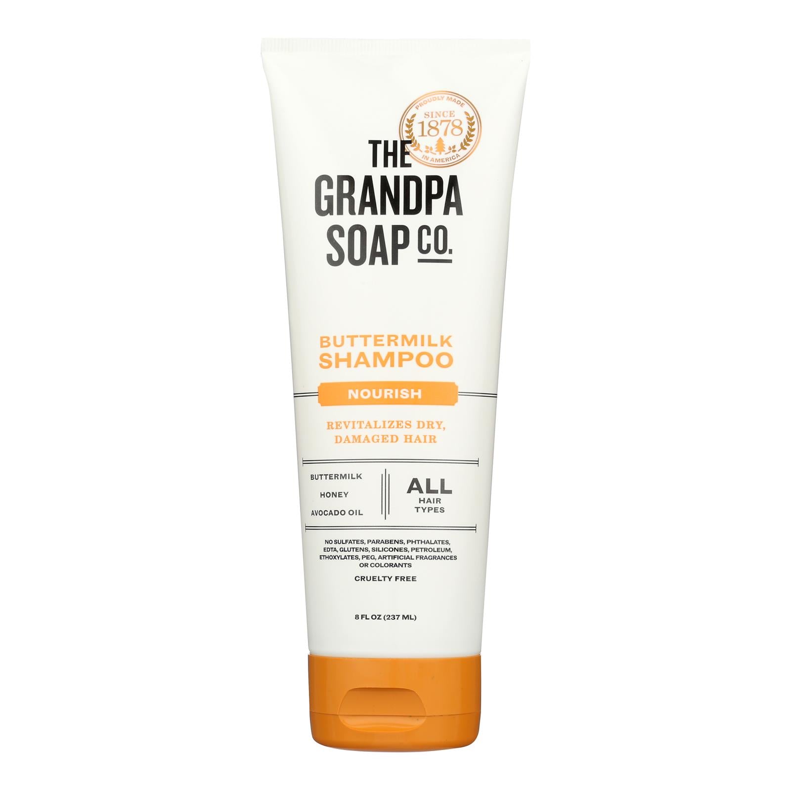 Grandpa Soap Shampoo - Buttermilk - 8 Fl Oz