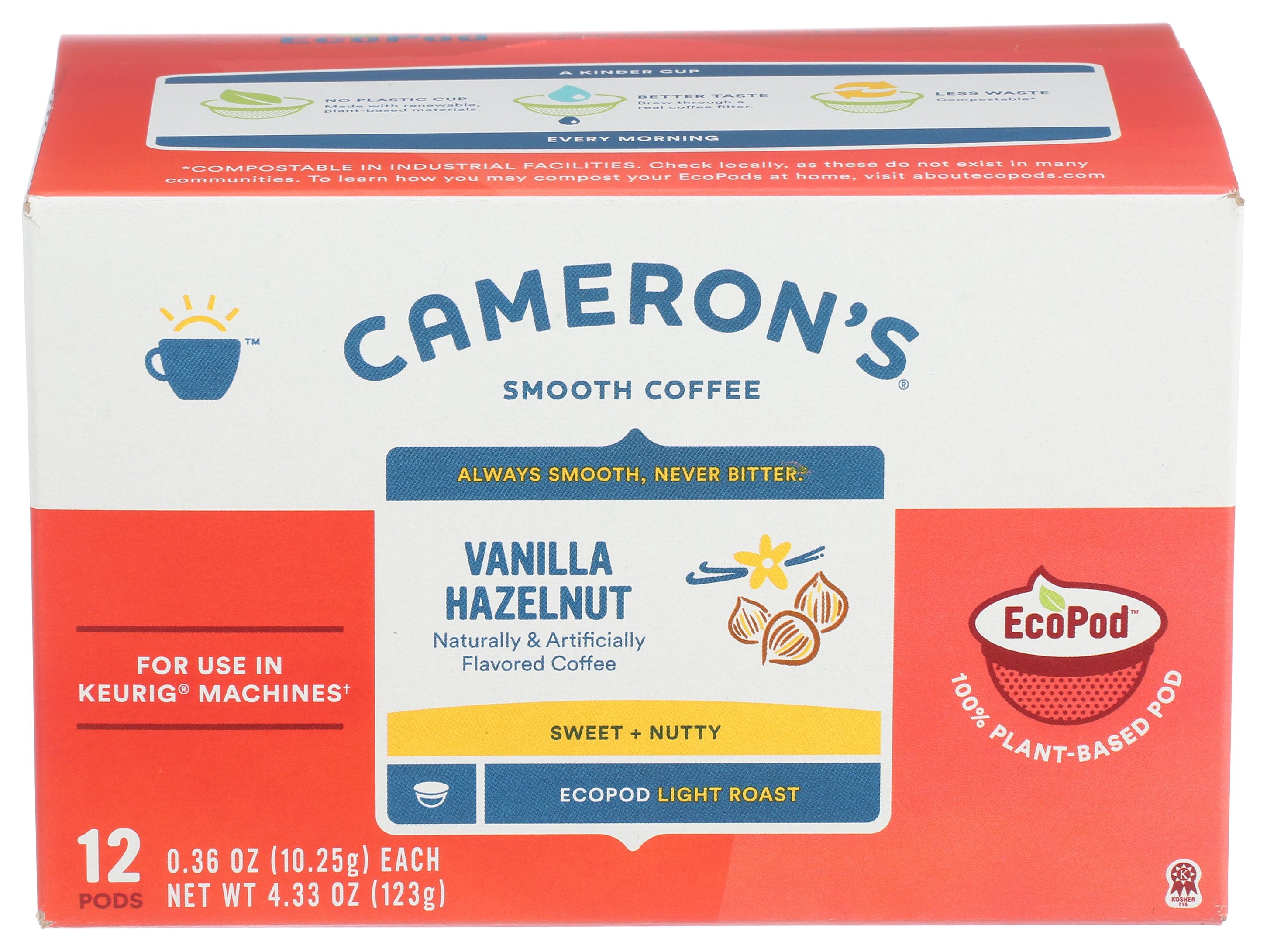 CAMERONS COFFEE COFFEE VAN HAZEL SS - Case of 6