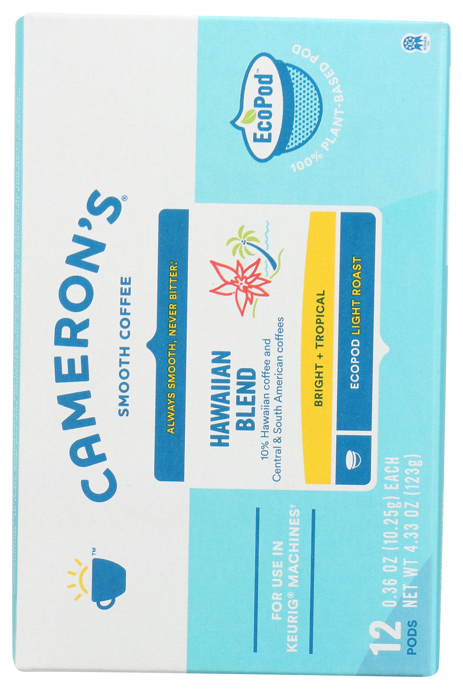 CAMERONS COFFEE COFFEE HAWAIIAN 12CT SS - Case of 6