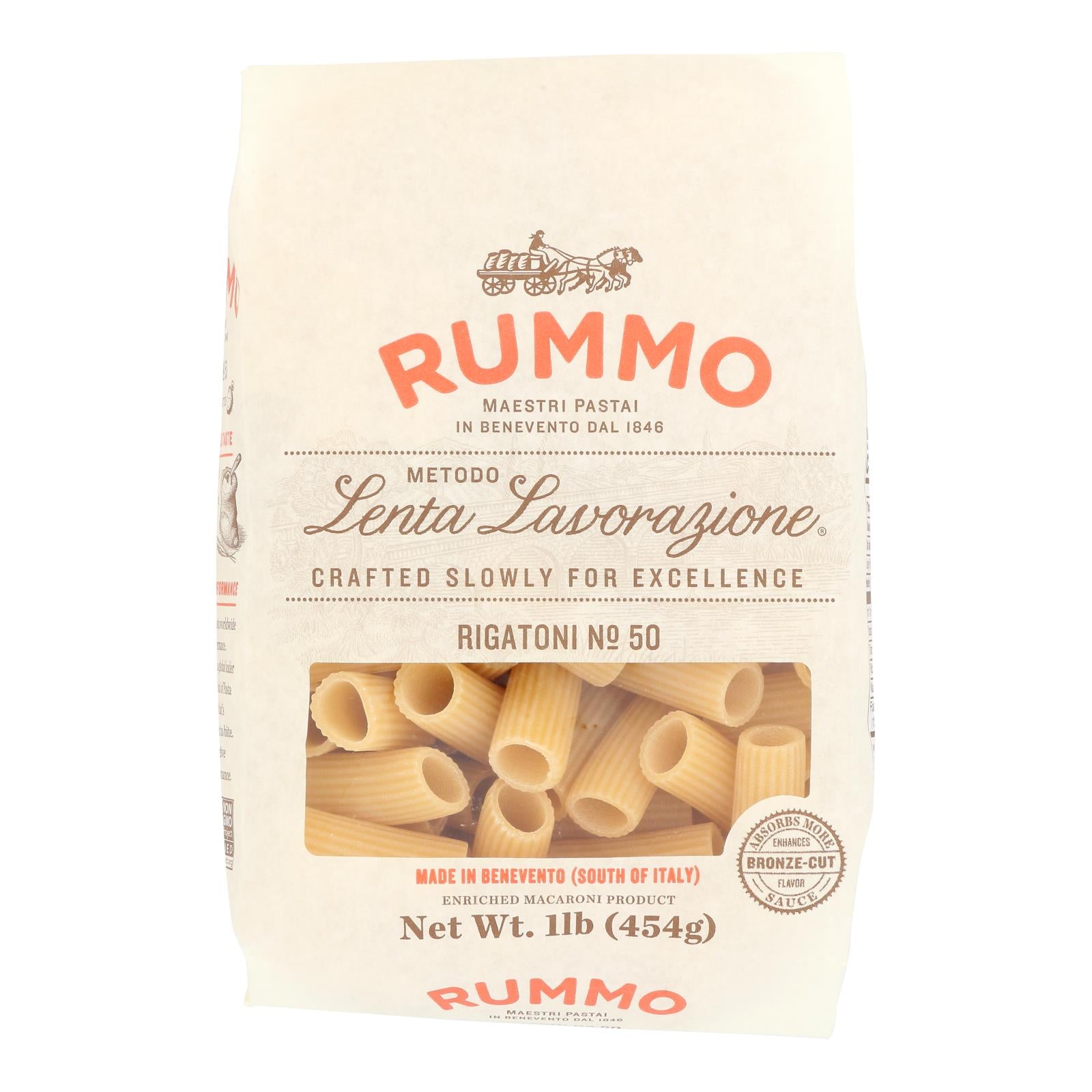 Rummo - Pasta Rigatoni - Case Of 12-16 Oz