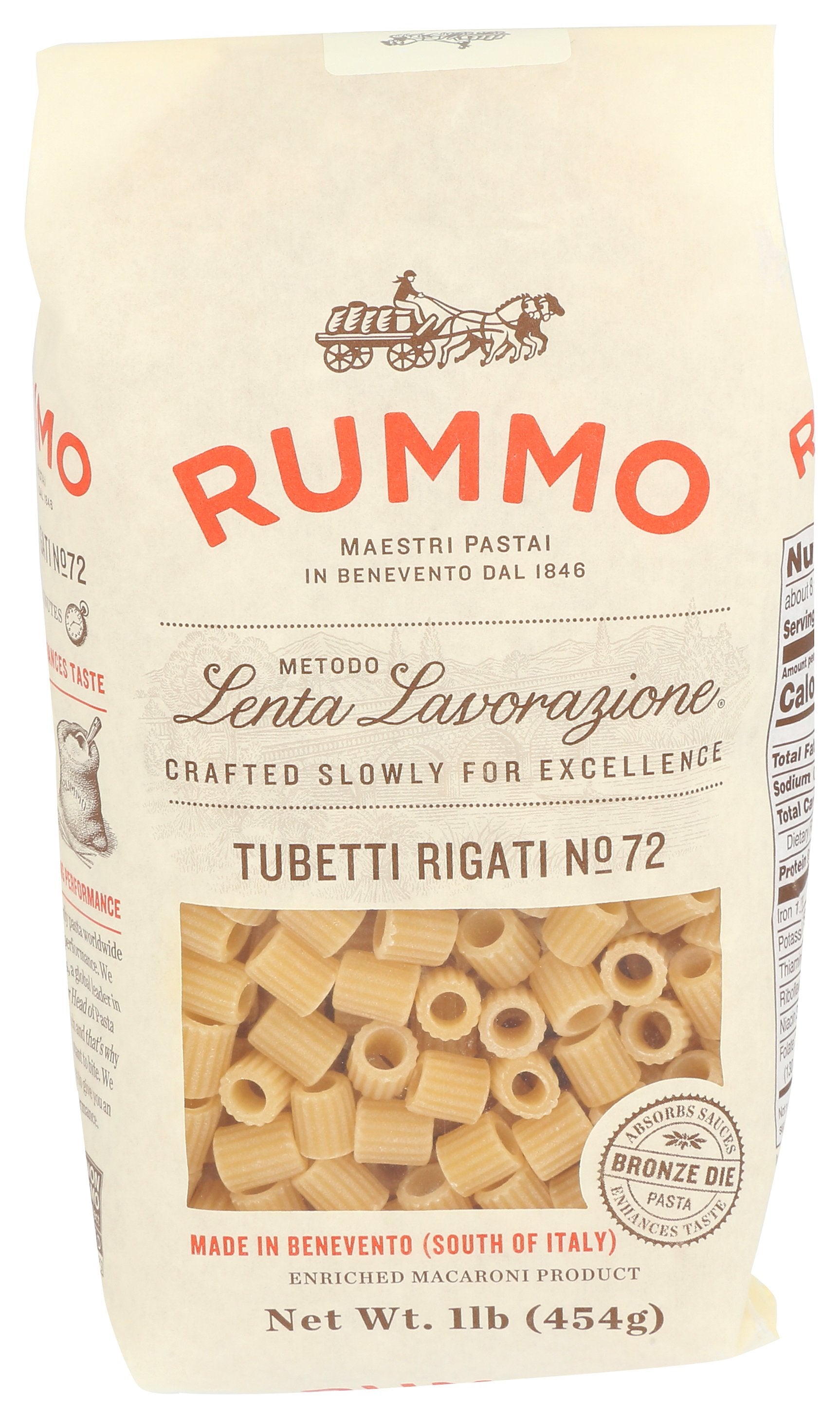 RUMMO PASTA TUBETTI RIGATI - Case of 12