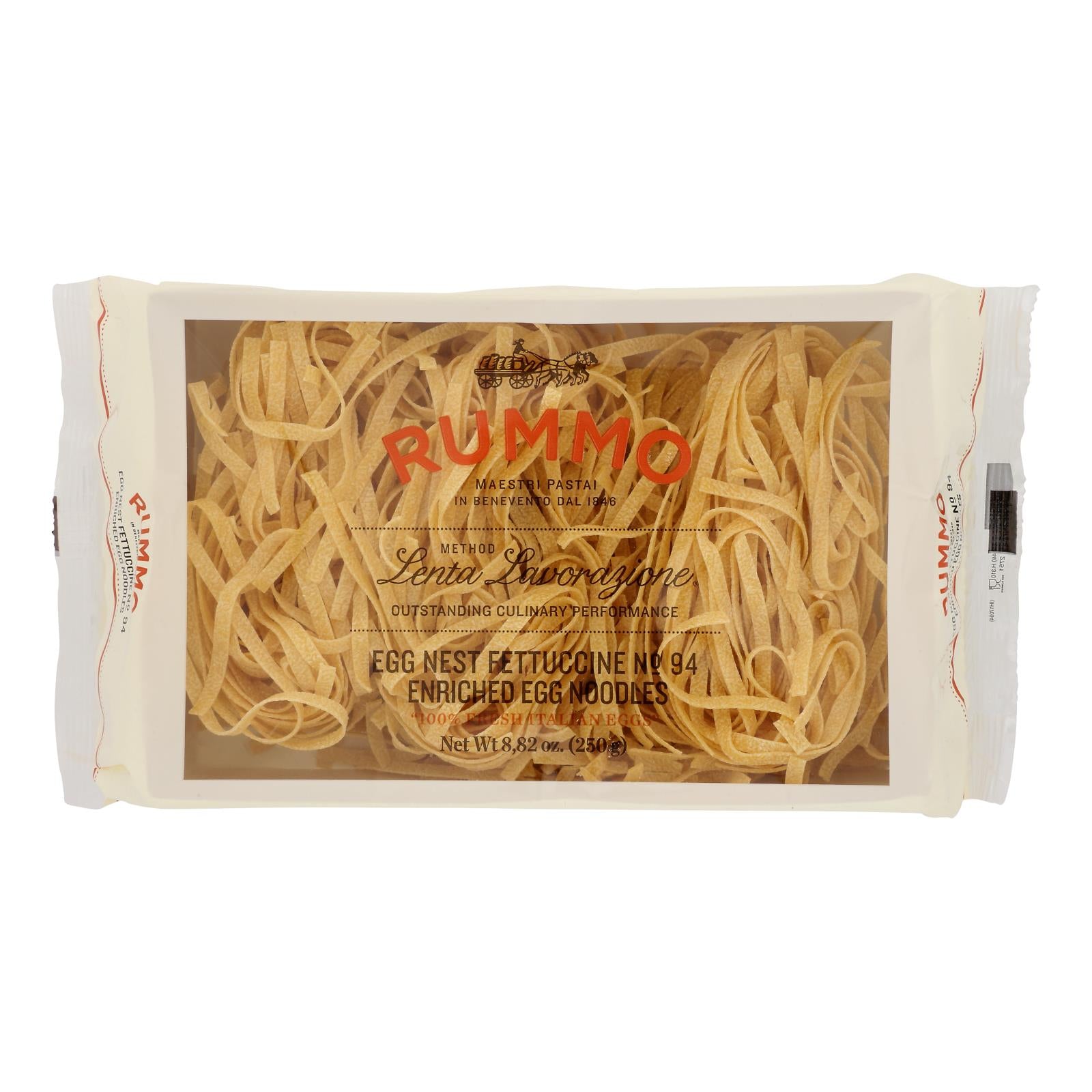 Rummo - Pasta Fettuccine Egg Nest - Case of 12 - 8.82 OZ