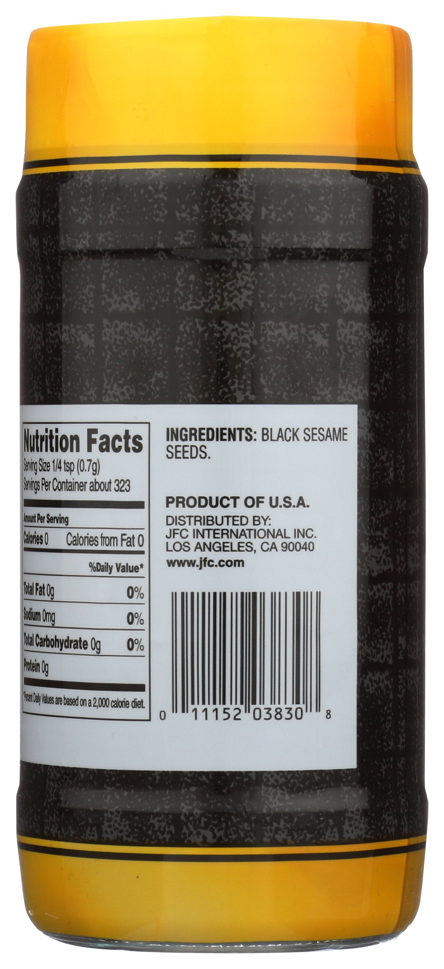 JFC INTERNATIONAL SESAME SEED BLK RSTD - Case of 6
