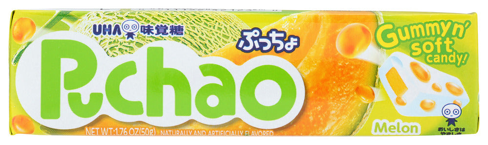 Uha Mikakuto Candy Puchao Melon - Case of 10 - 1.76 oz