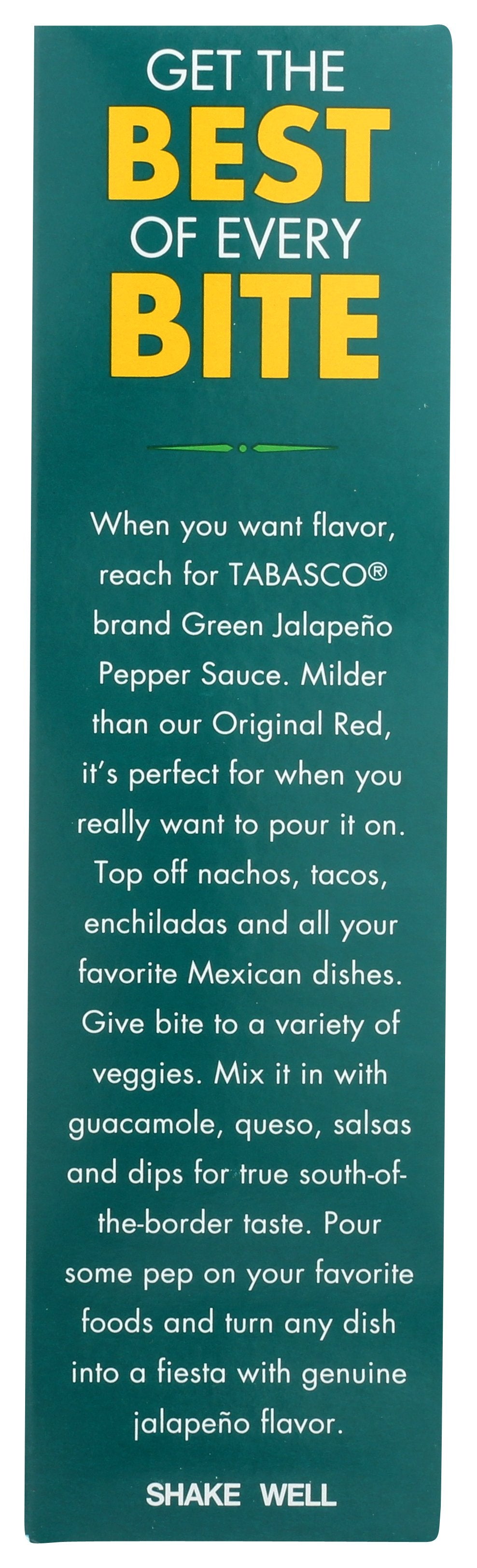 TABASCO SAUCE PEPPER JALAPENO