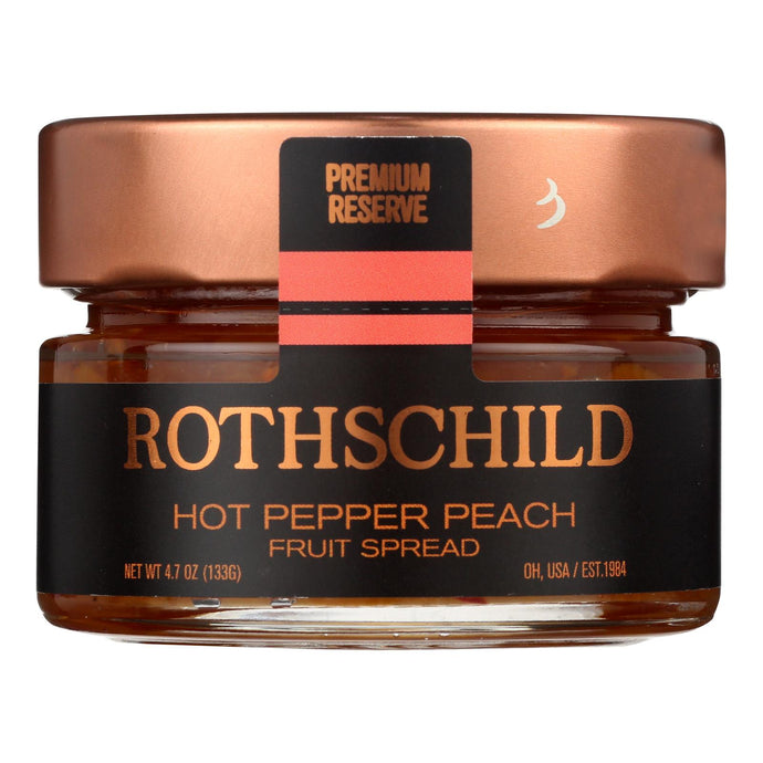 Robert Rothschild Farm - Fruit Sprd Hot Pepper Peach - Case Of 12-4.7 Fz