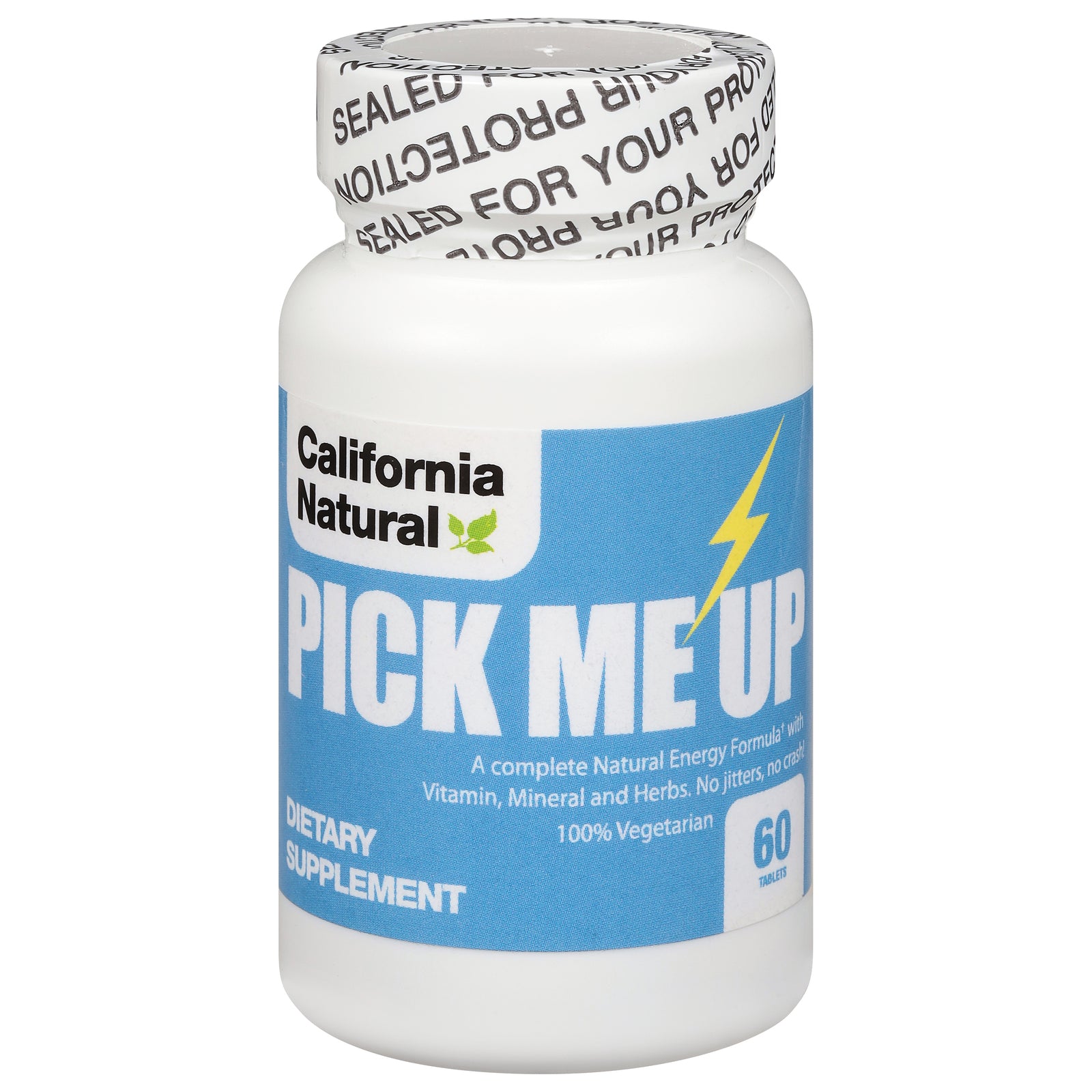 California Natural Pick Me Up Vitamin - 60 Capsules