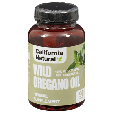 California Natural Wild Oregana Oil - 400 Mg - 90 Capsules