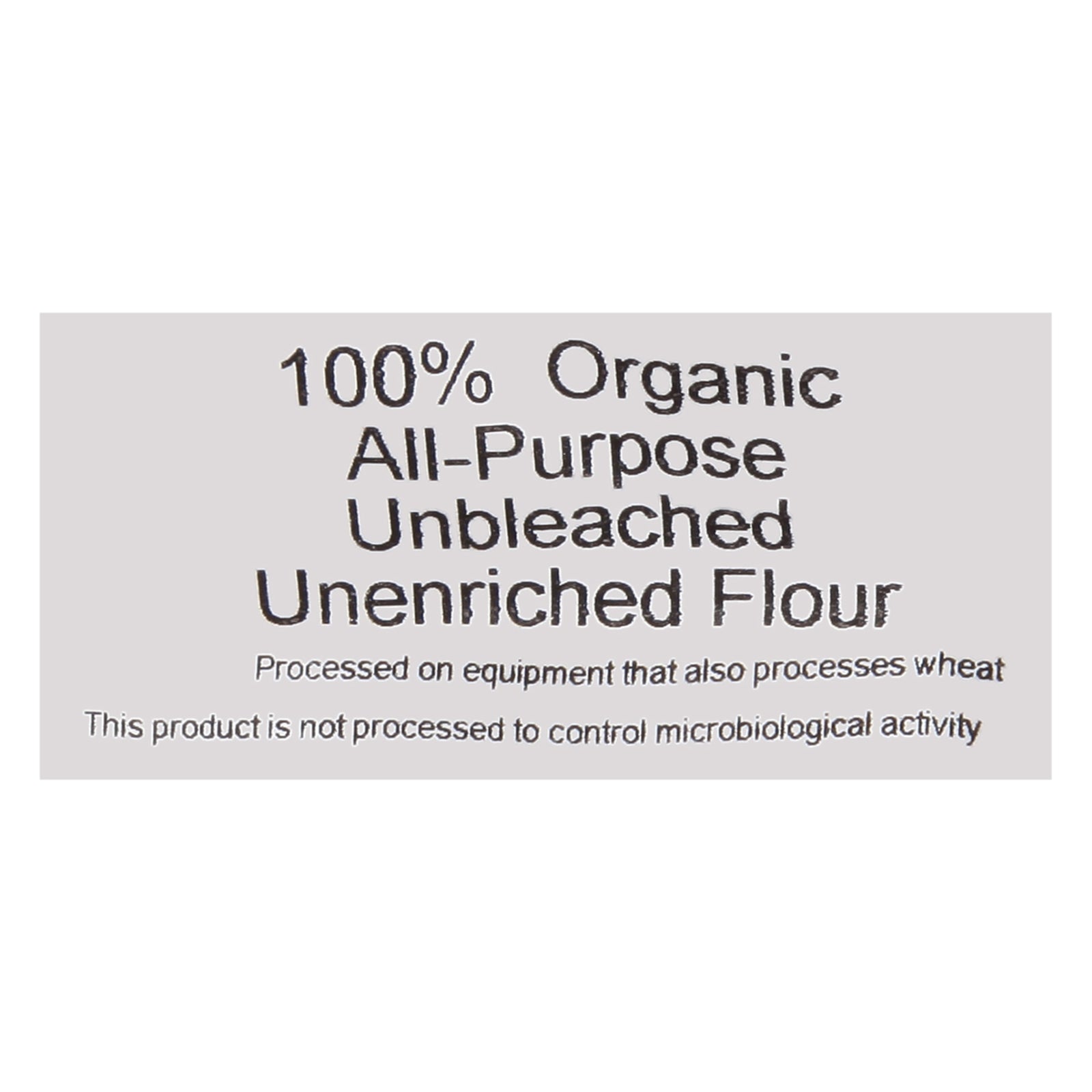 Heartland Mill 100% Organic Unbleached White Flour - Single Bulk Item - 25LB