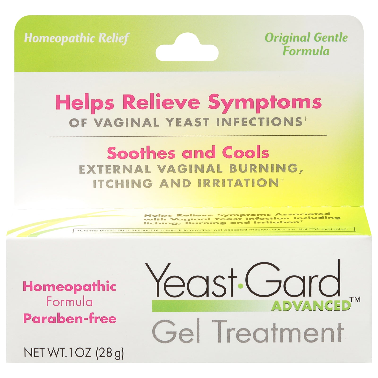 Yeast Gard Advanced - Yeast Gard Homeopath Gel - 1 Each - 1 Oz