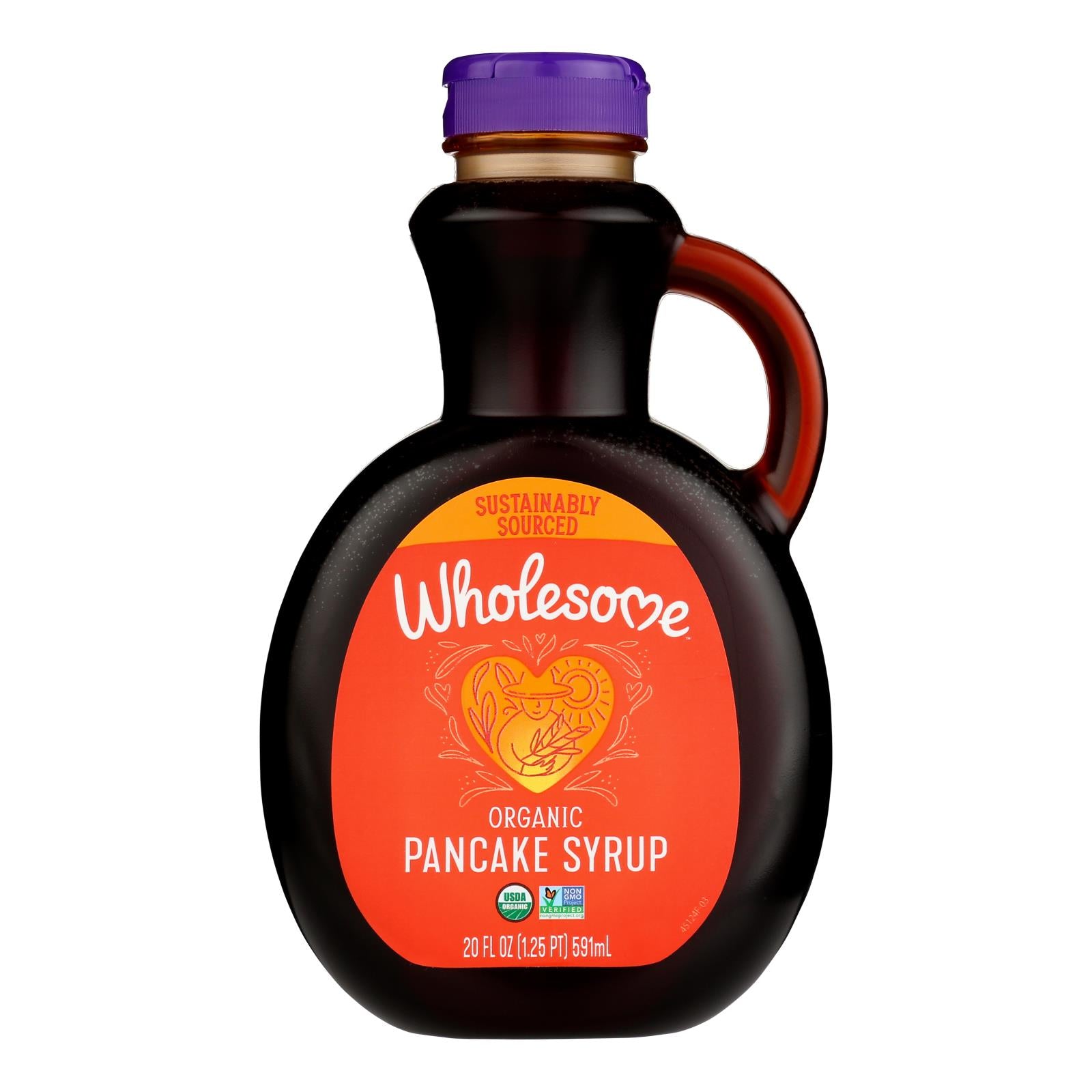 Wholesome Sweeteners Pancake Syrup - Organic - Original - 20 Oz - Case Of 6