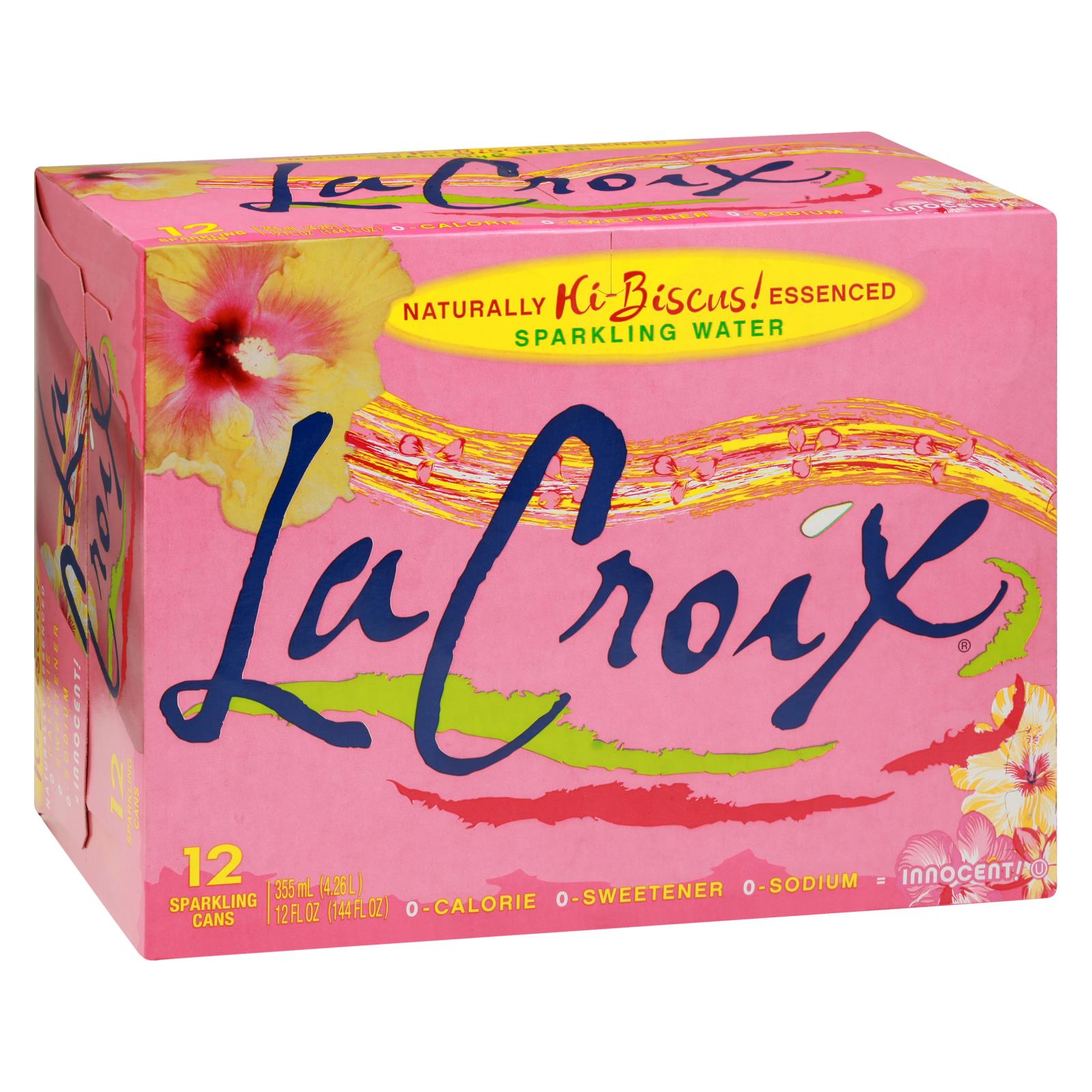 Lacroix - Sparkling Water Hi-biscus - Case of 2 - 12/12 FZ