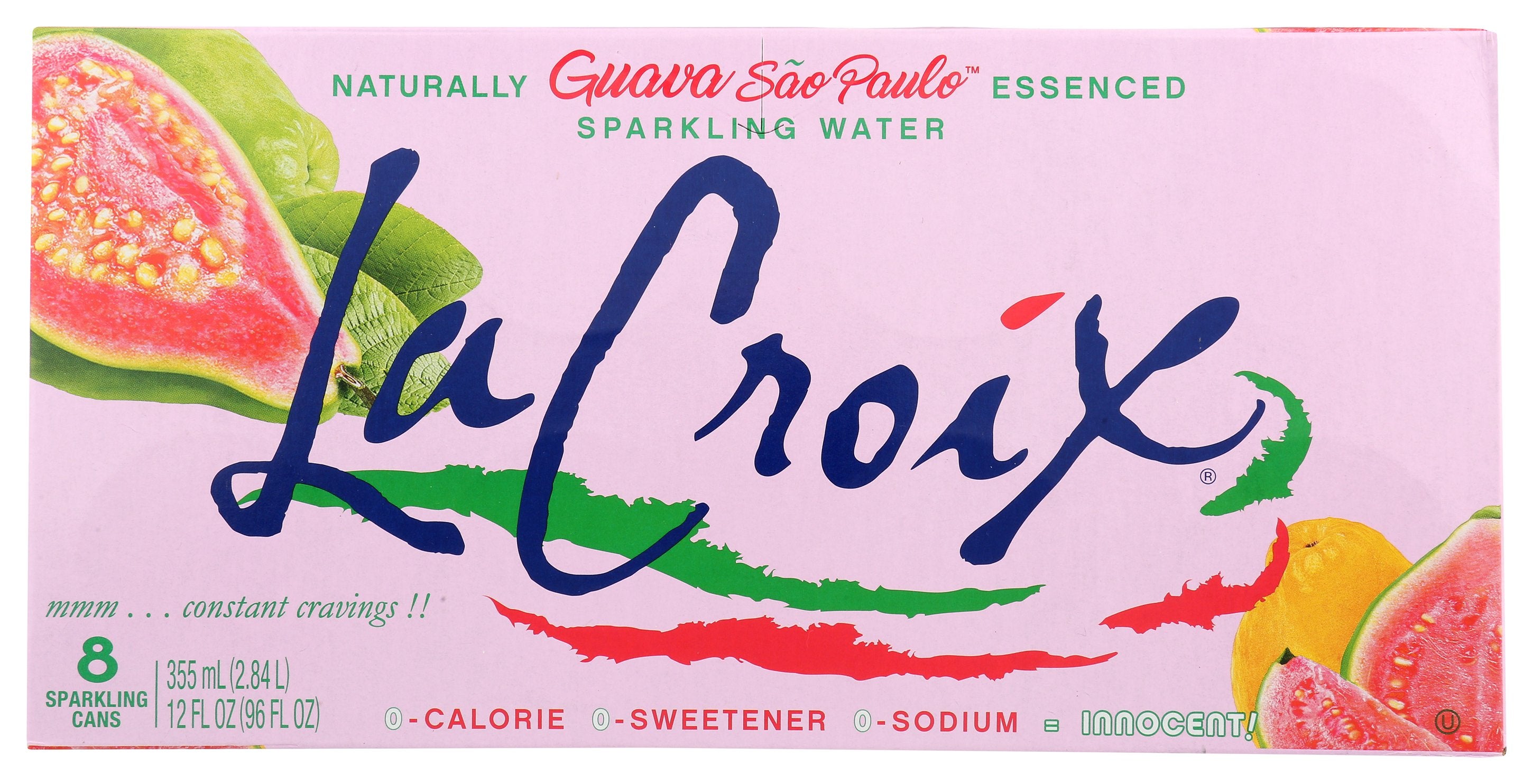 LA CROIX WTR SPRK GUAVA 8PK 12Z - Case of 3