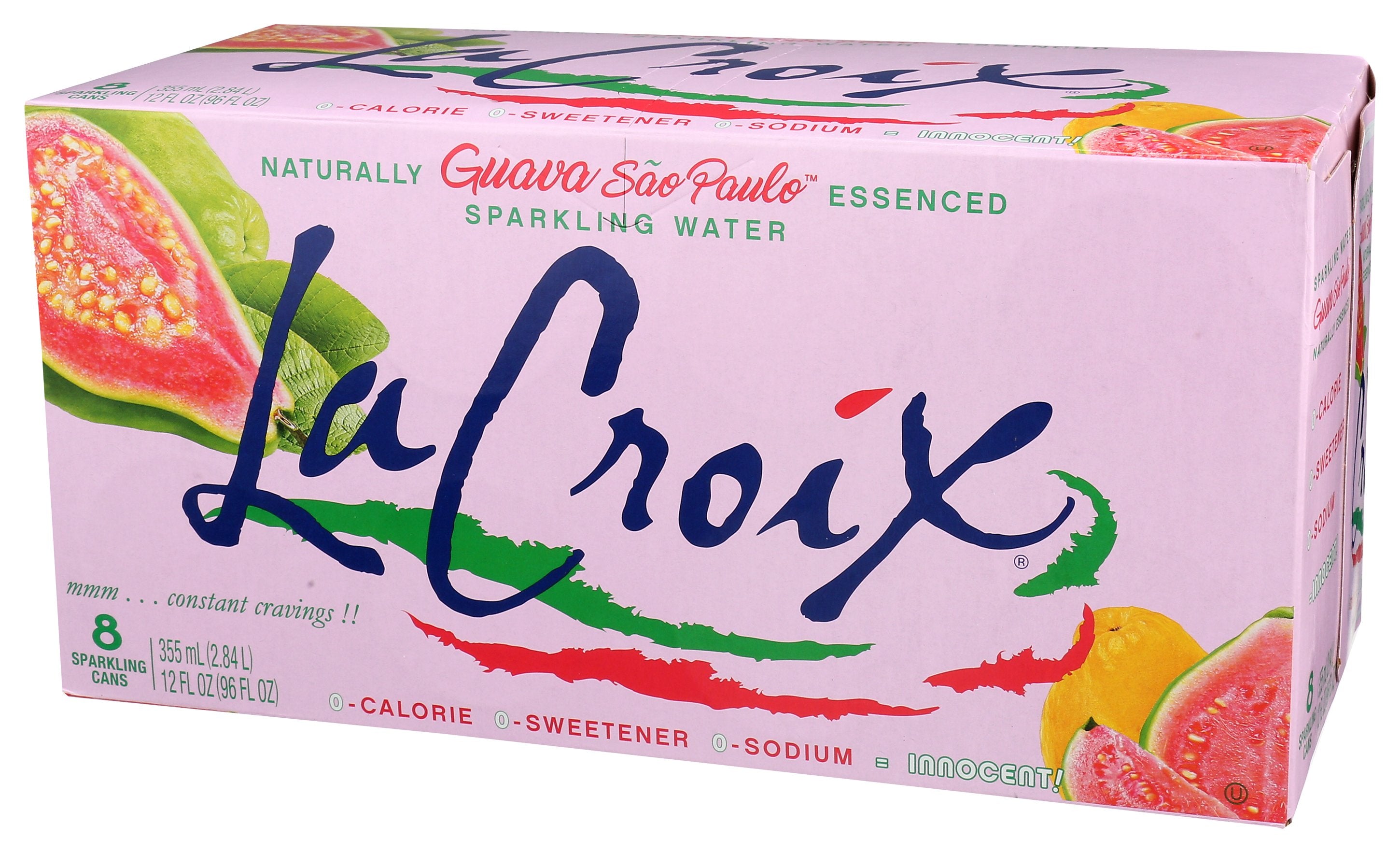 LA CROIX WTR SPRK GUAVA 8PK 12Z - Case of 3