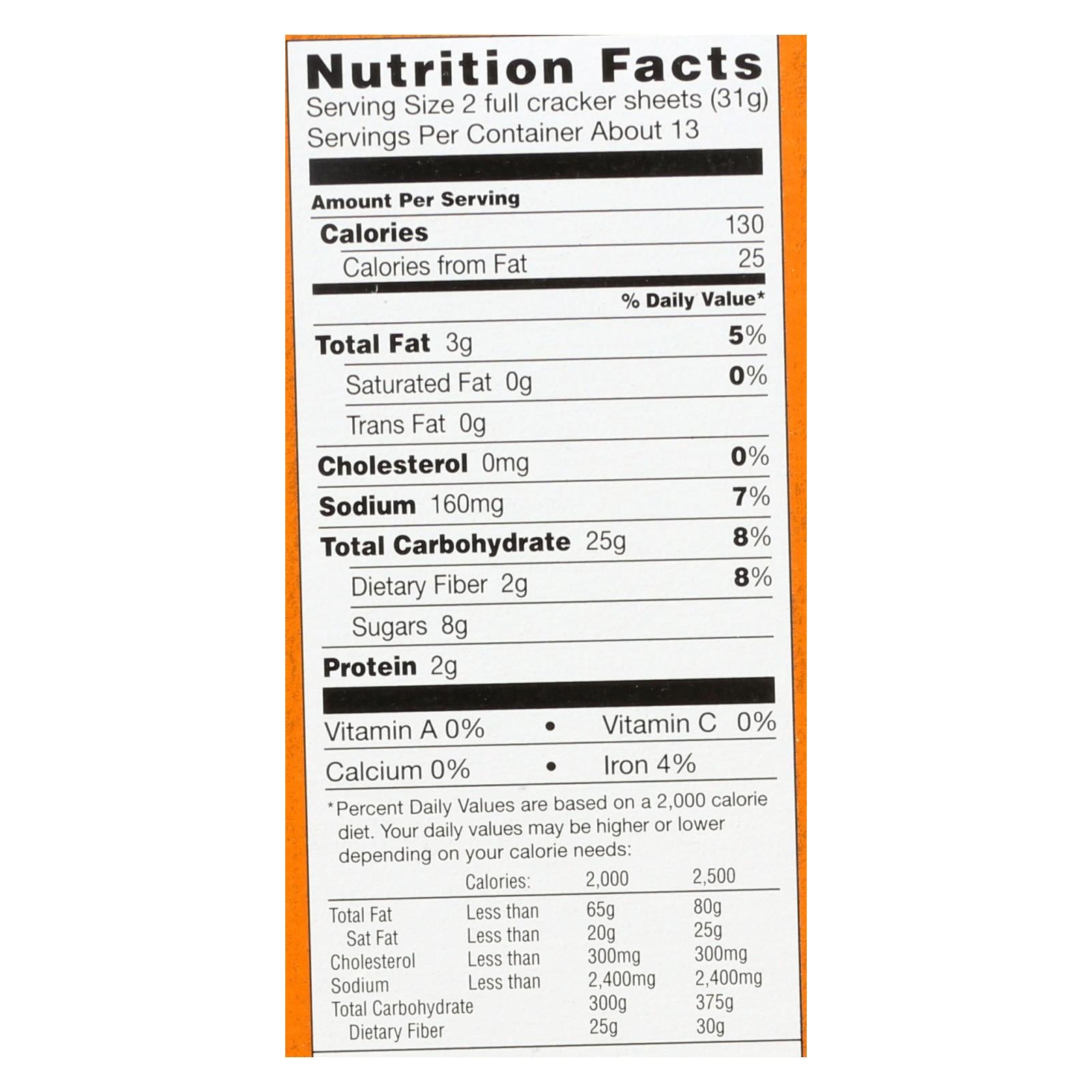 Annie's Homegrown Organic Honey Graham Crackers  - 1 Each - 14.4 OZ