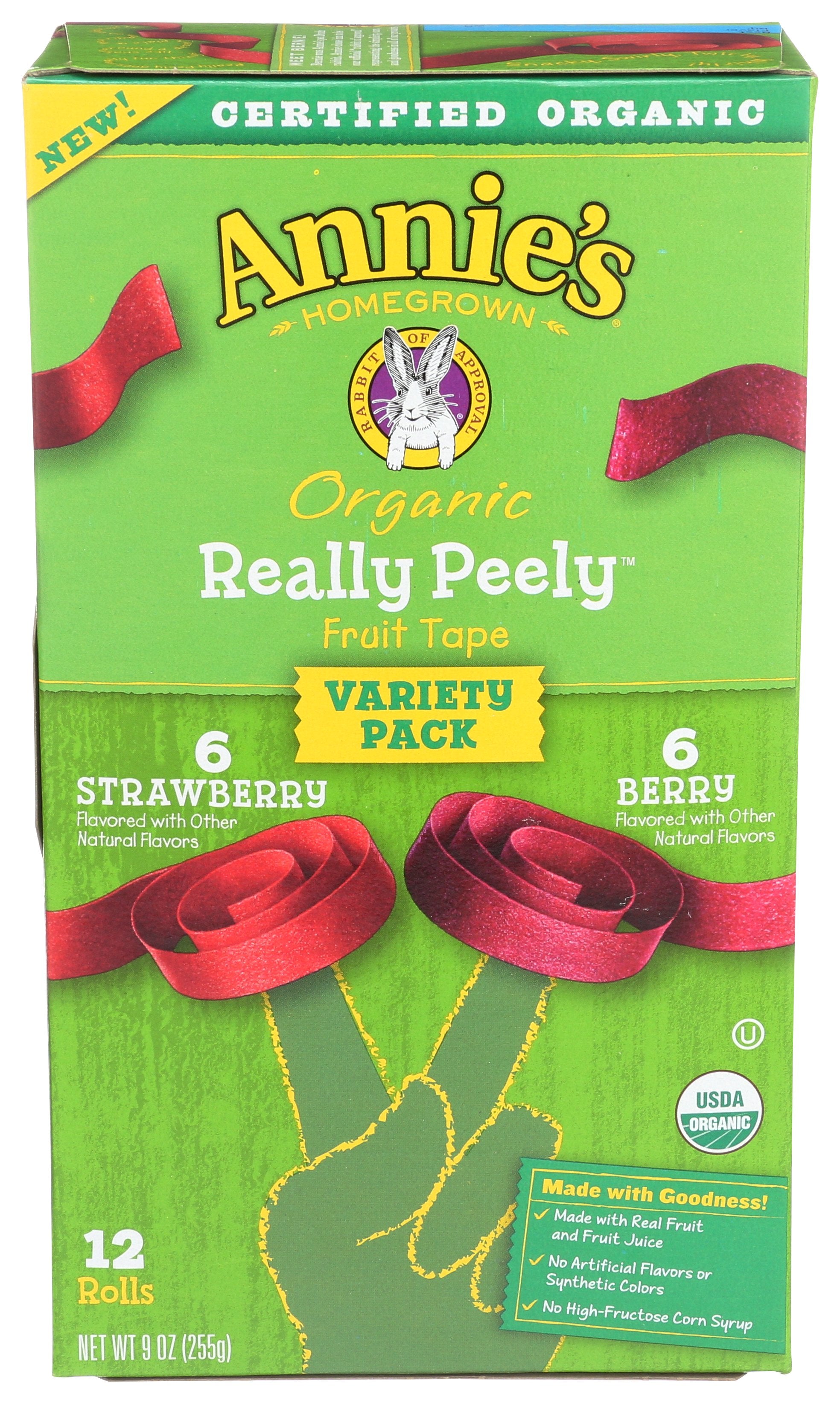ANNIES HOMEGROWN SNACK FRUIT FRT TAPE BRY - Case of 6