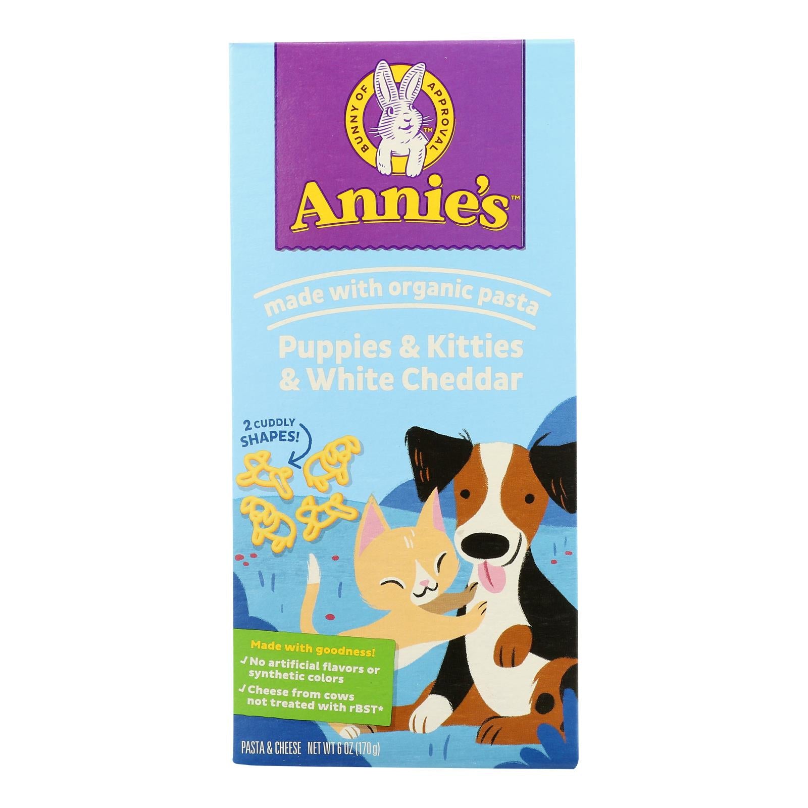 Annie's Homegrown - Mac&chs Pup&kit Chdr - Case Of 12-6 Oz