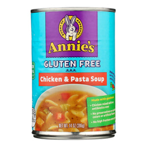 Annie's Homegrown - Soup Chicken Pasta Gluten Free - Case Of 8-14 Oz