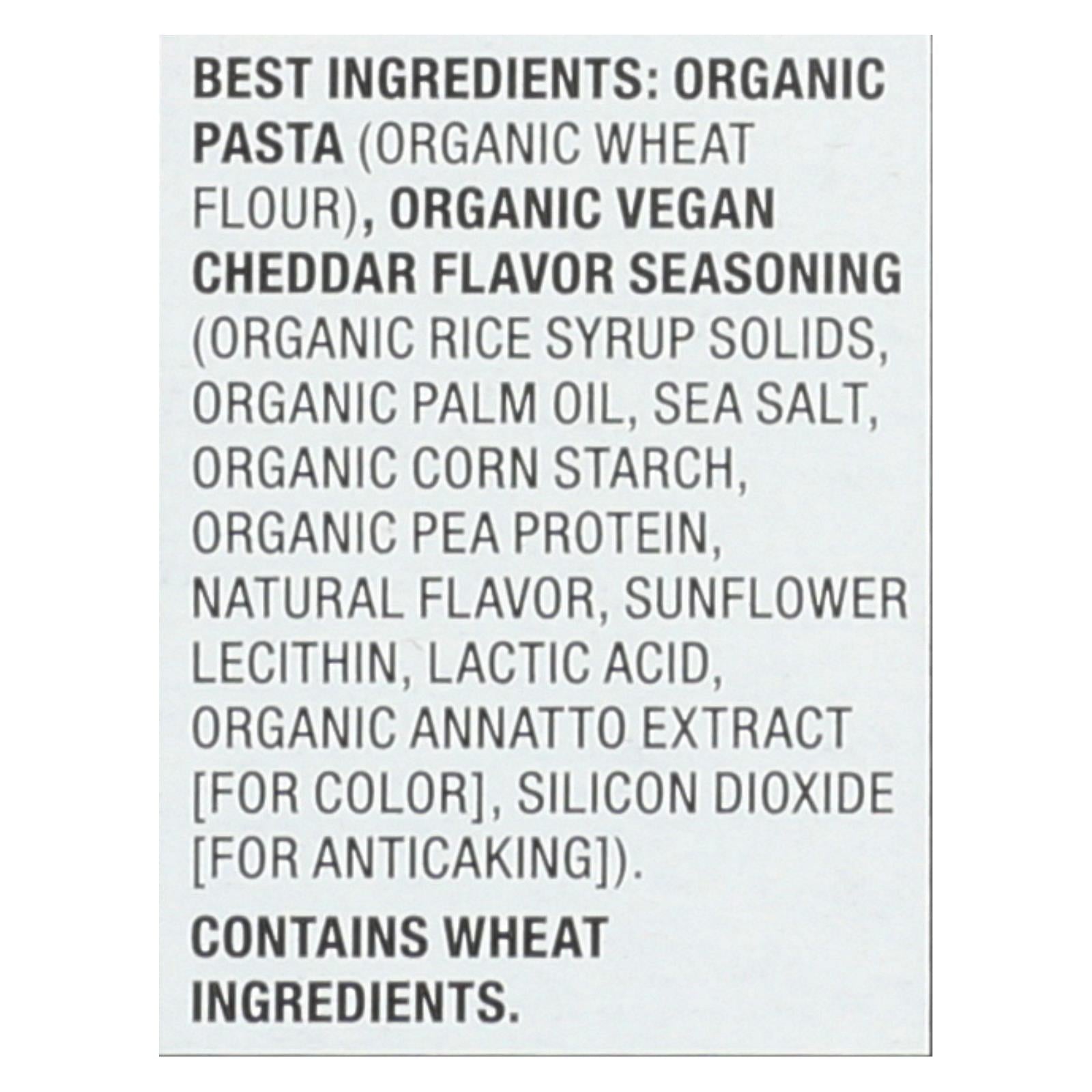 Annie's Homegrown Organic Macaroni & Cheese - Vegan Cheddar Flavored - Case Of 12 - 6 Oz