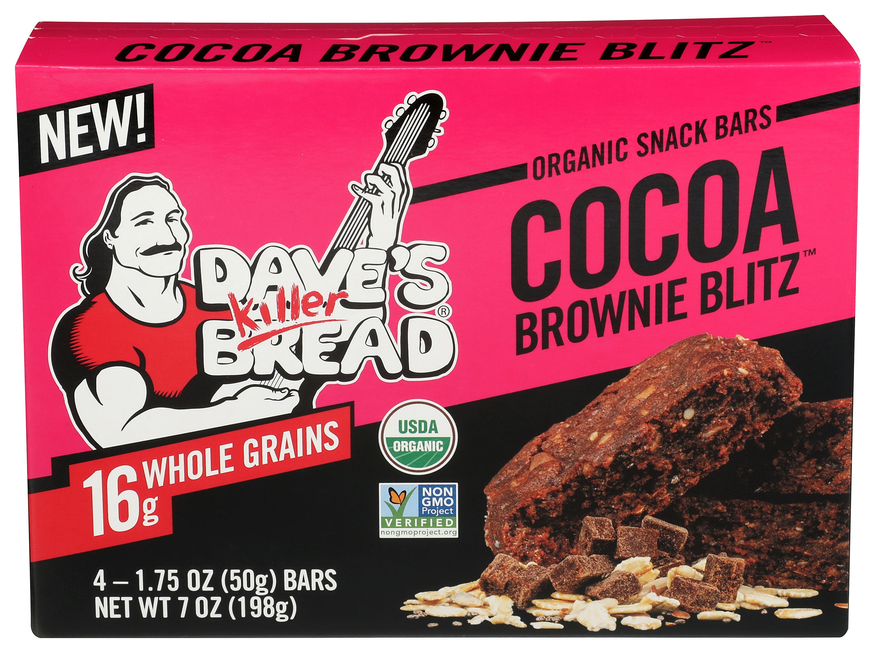 DAVES KILLER BREAD BAR ORG 4MP COCOA BRWN BLI - Case of 6