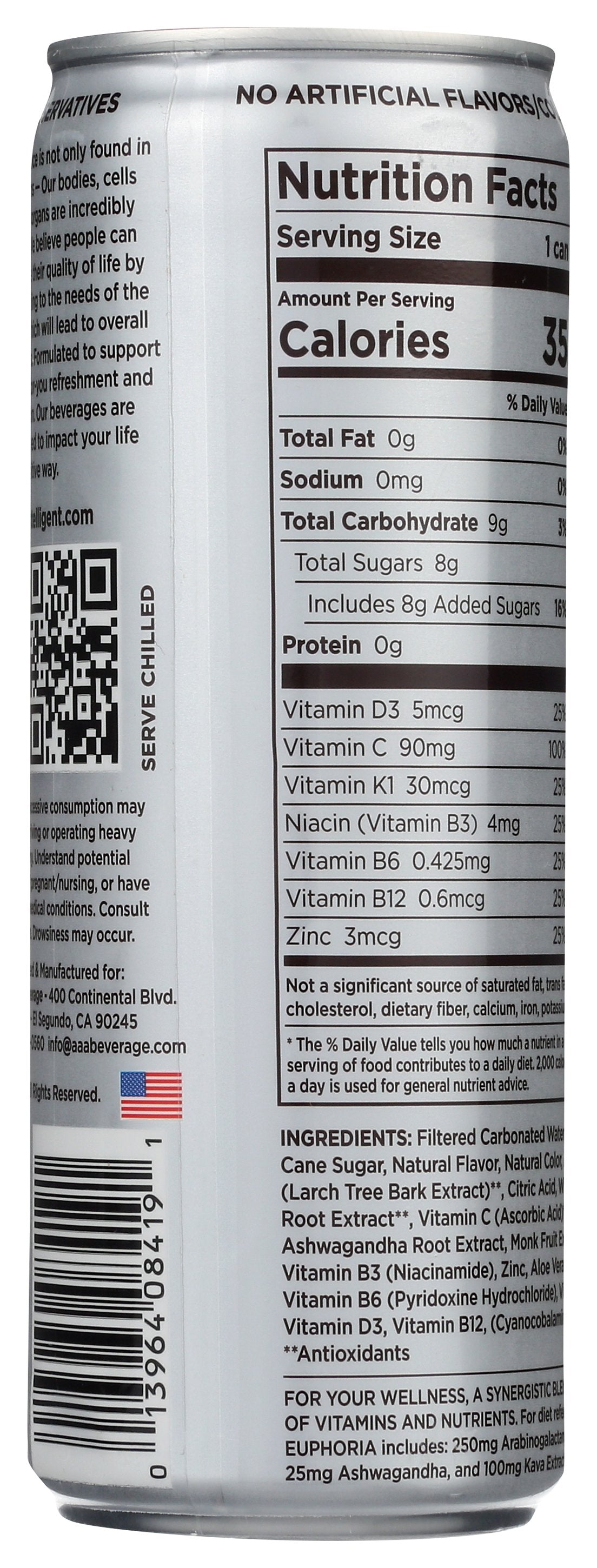 BODY IQ WATER SPRK POMEGRAN BERRY - Case of 12