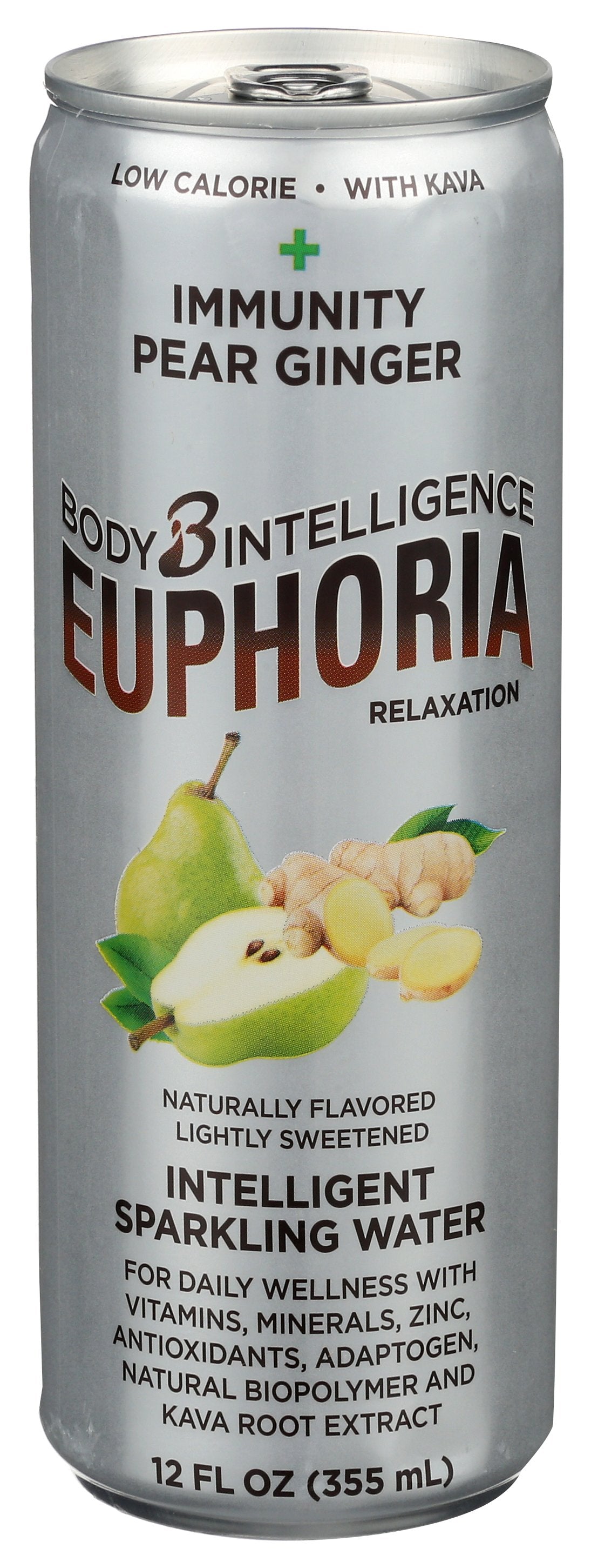 BODY IQ WATER SPRK PEAR GINGER - Case of 12