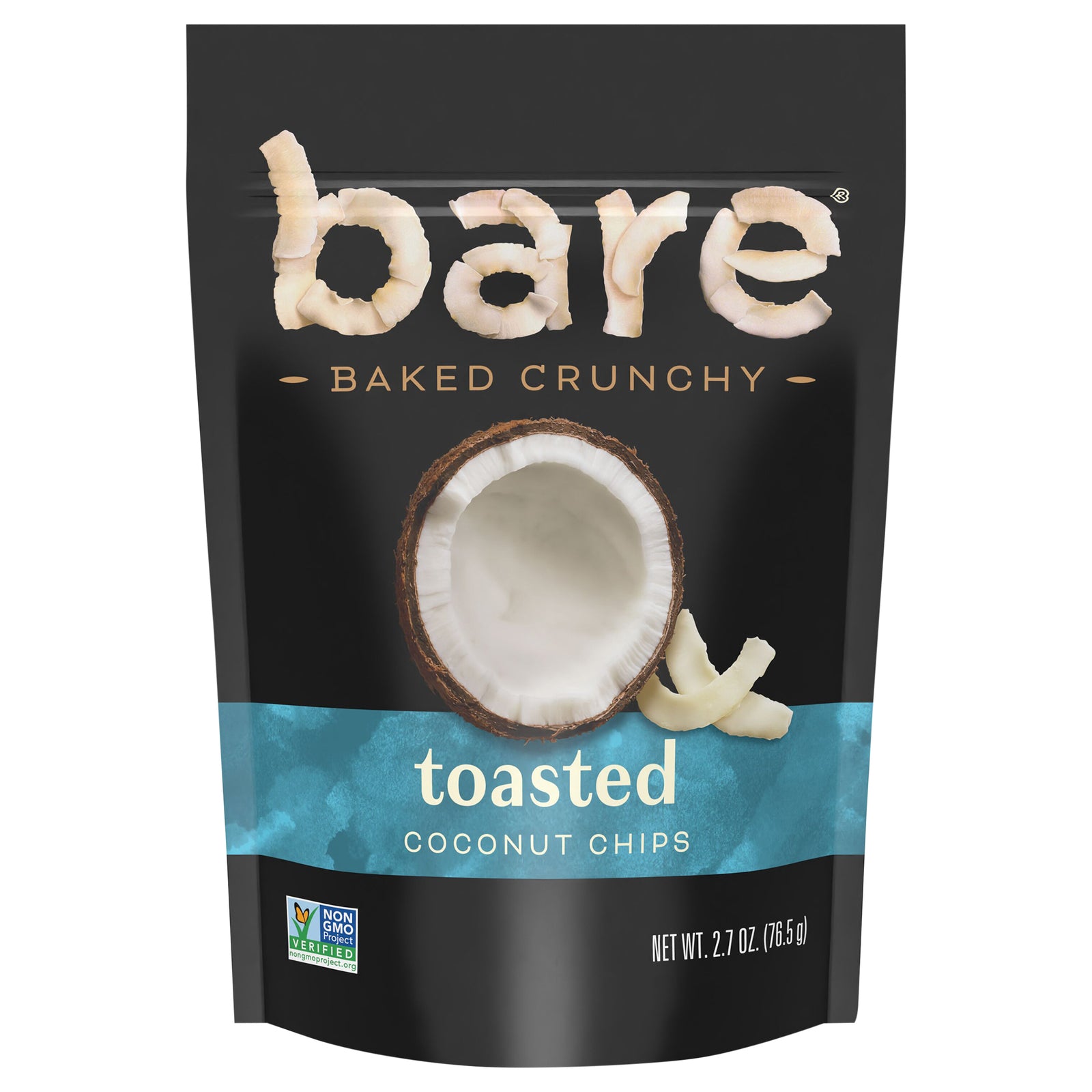 Bare Fruit - Coconut Chips Toasted - Case of 12 - 2.7 ounces