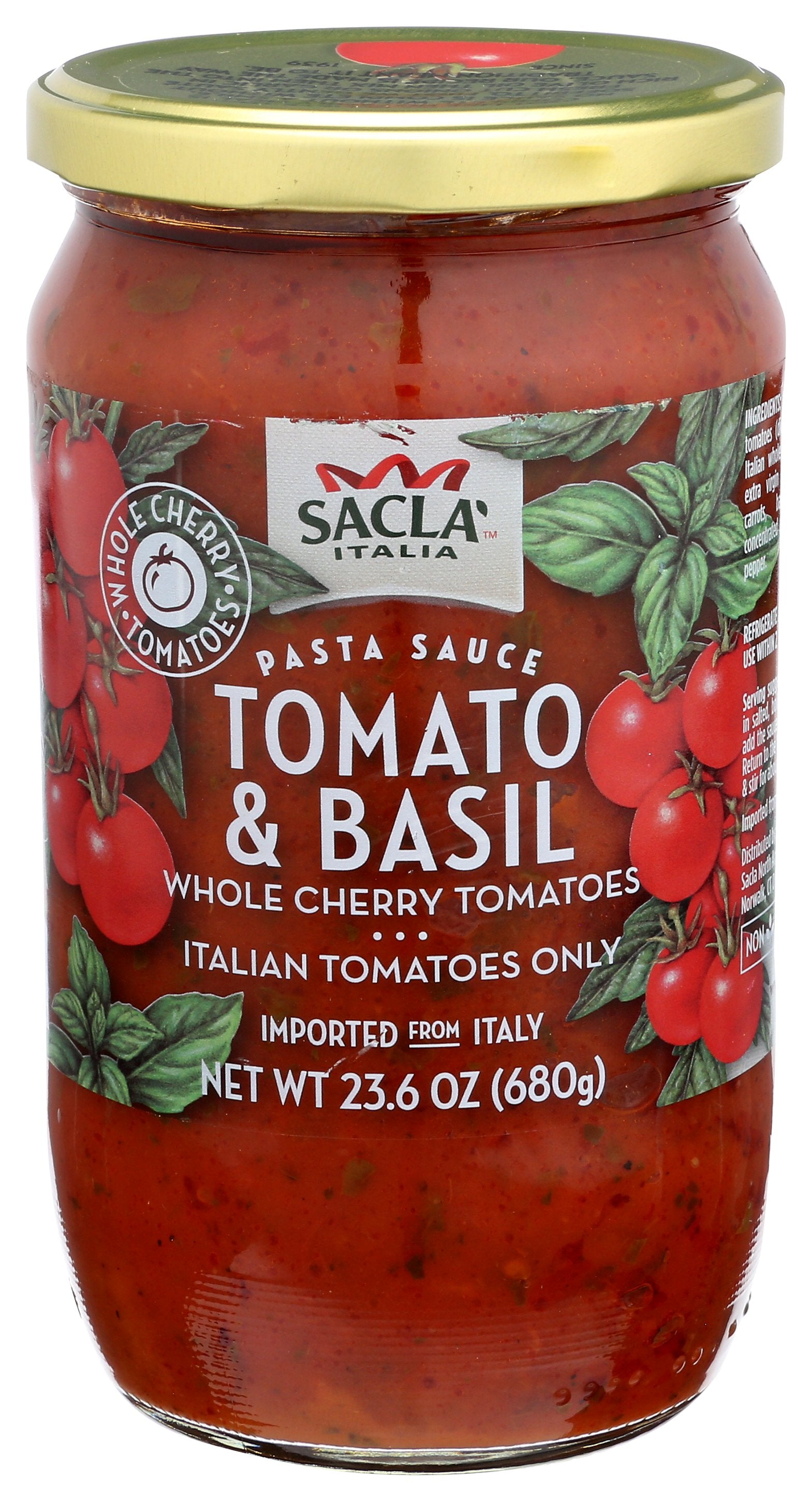 SACLA TOMATO CHERRY N BASIL - Case of 6