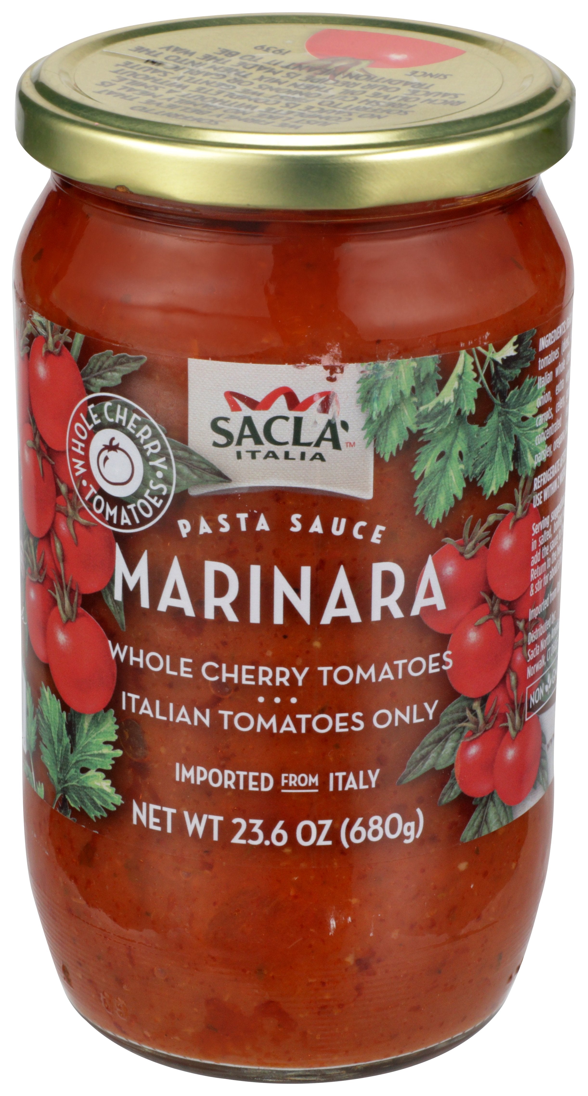 SACLA TOMATOS CHERRY MARINARA - Case of 6