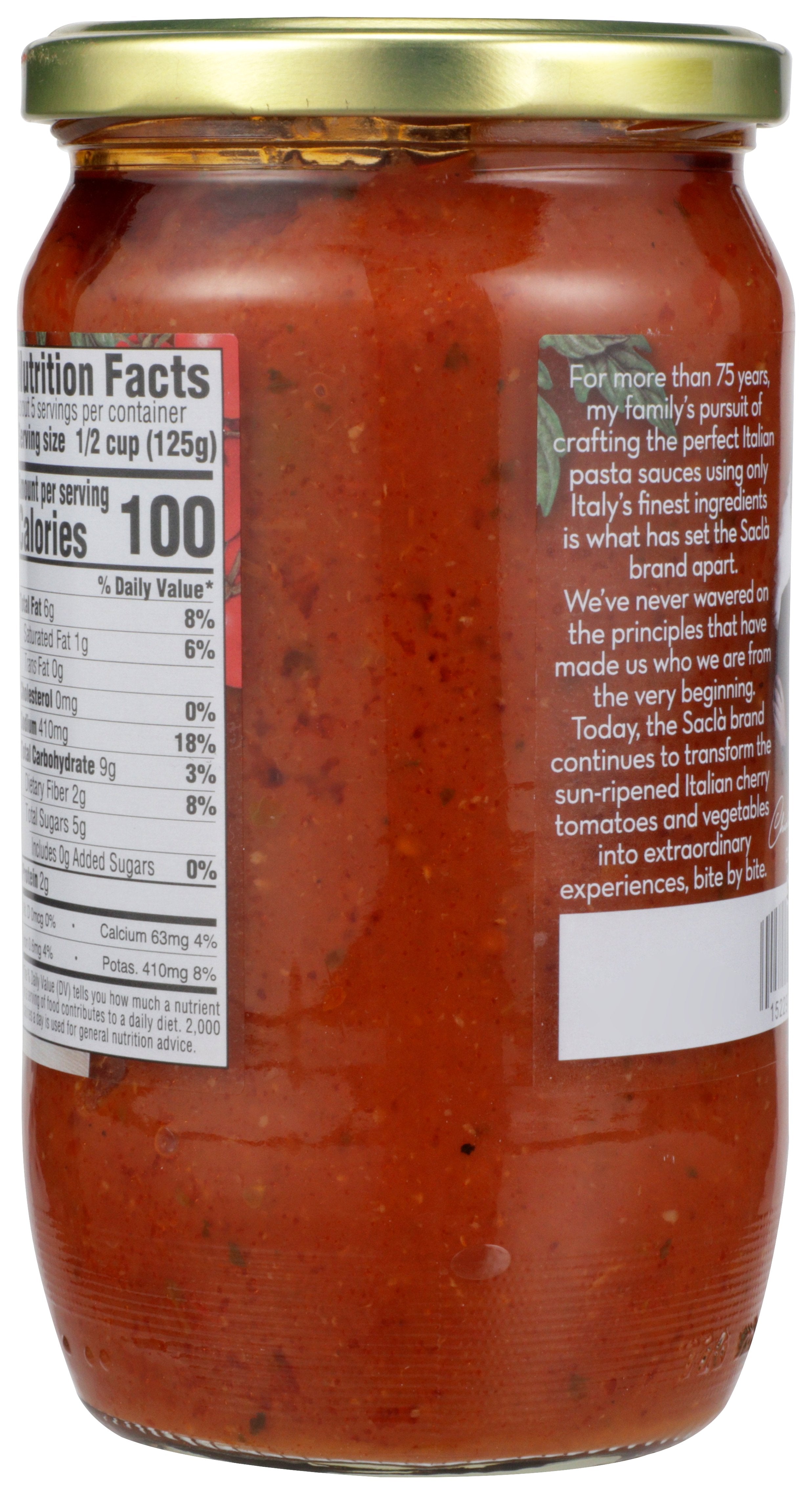 SACLA TOMATOS CHERRY MARINARA - Case of 6