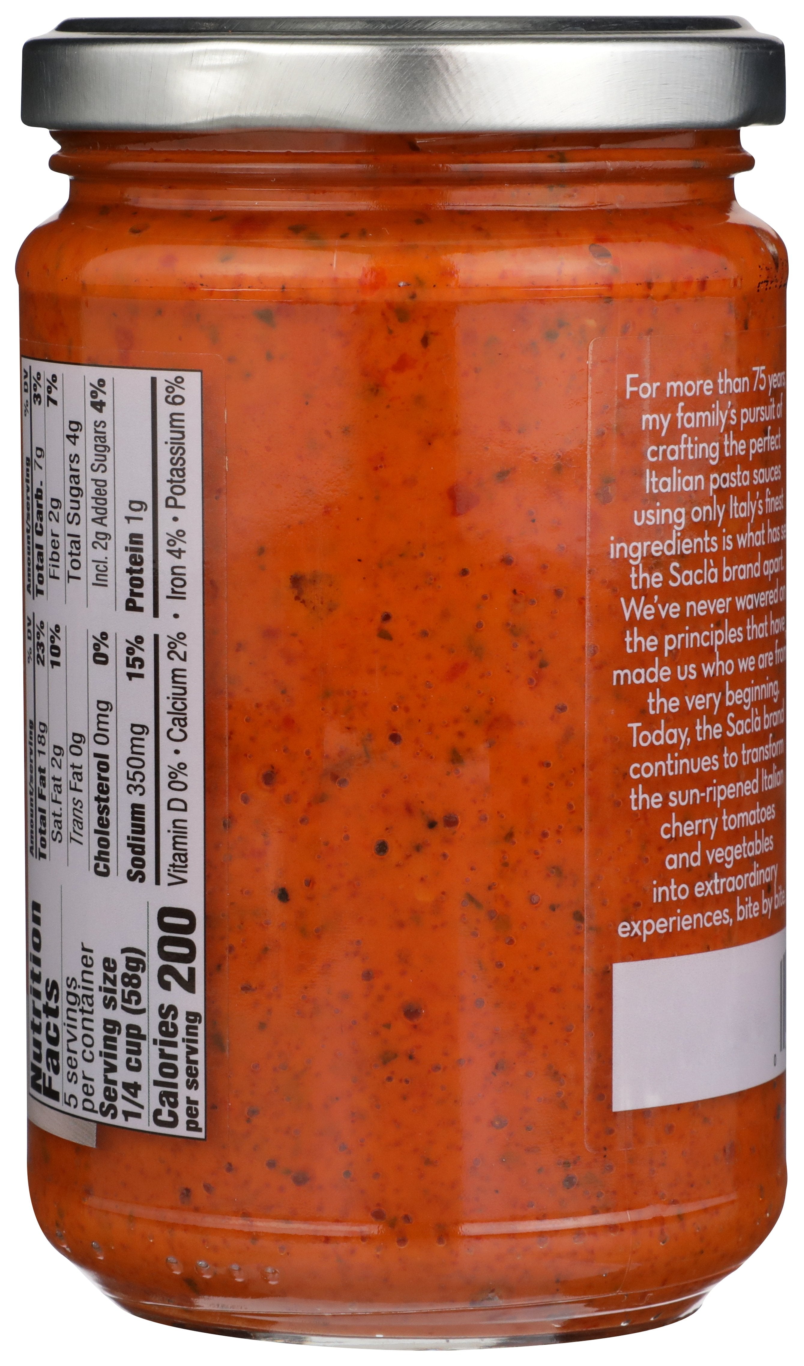 SACLA SAUCE PESTO CHILI - Case of 6