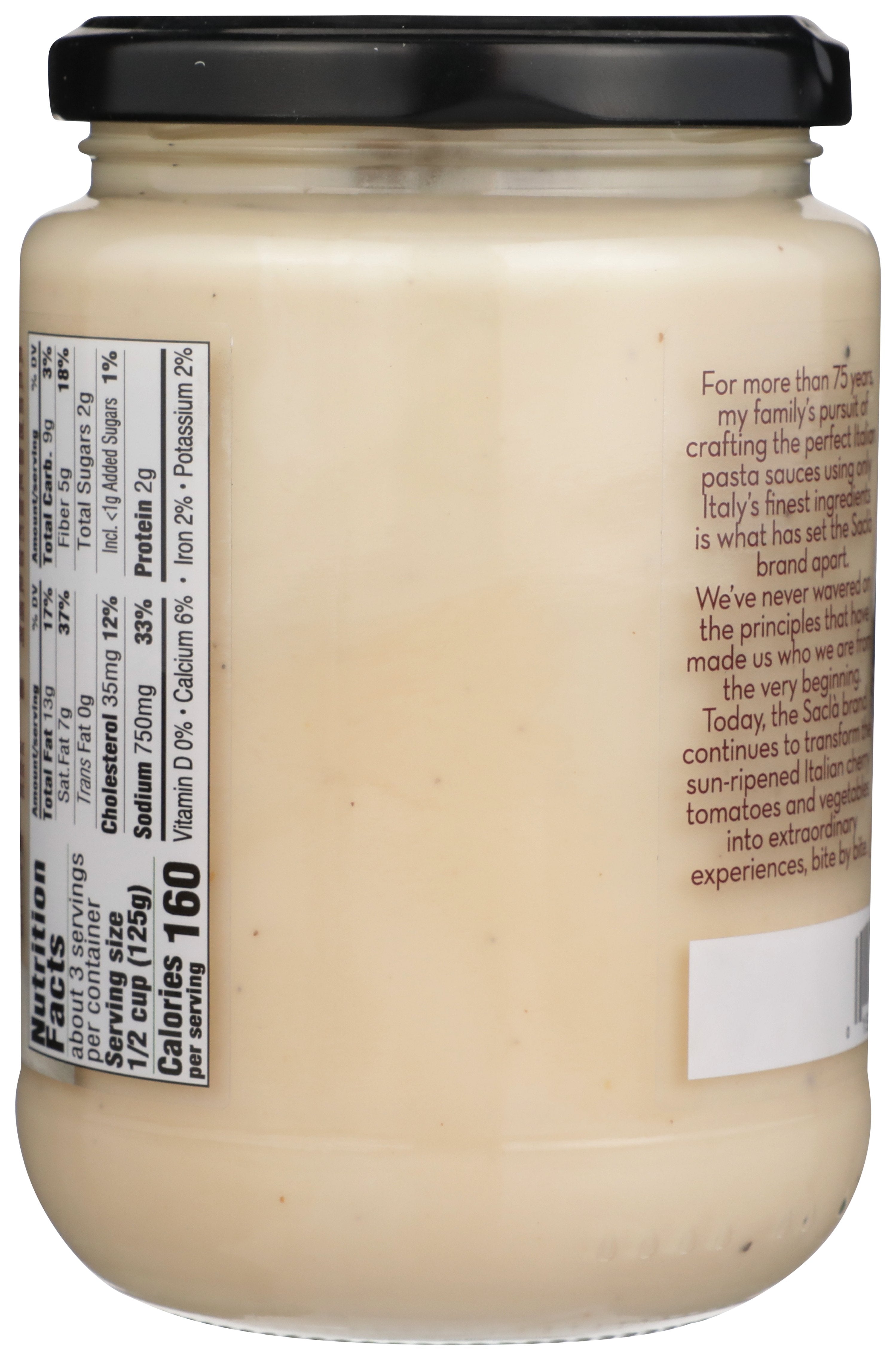 SACLA SAUCE ALFREDO CLASSIC - Case of 6