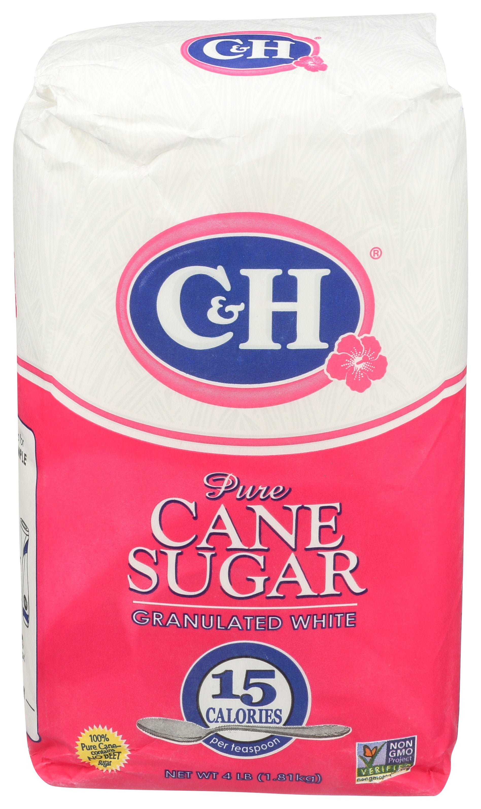 C & H SUGAR PURE CANE GRANULATD - Case of 10