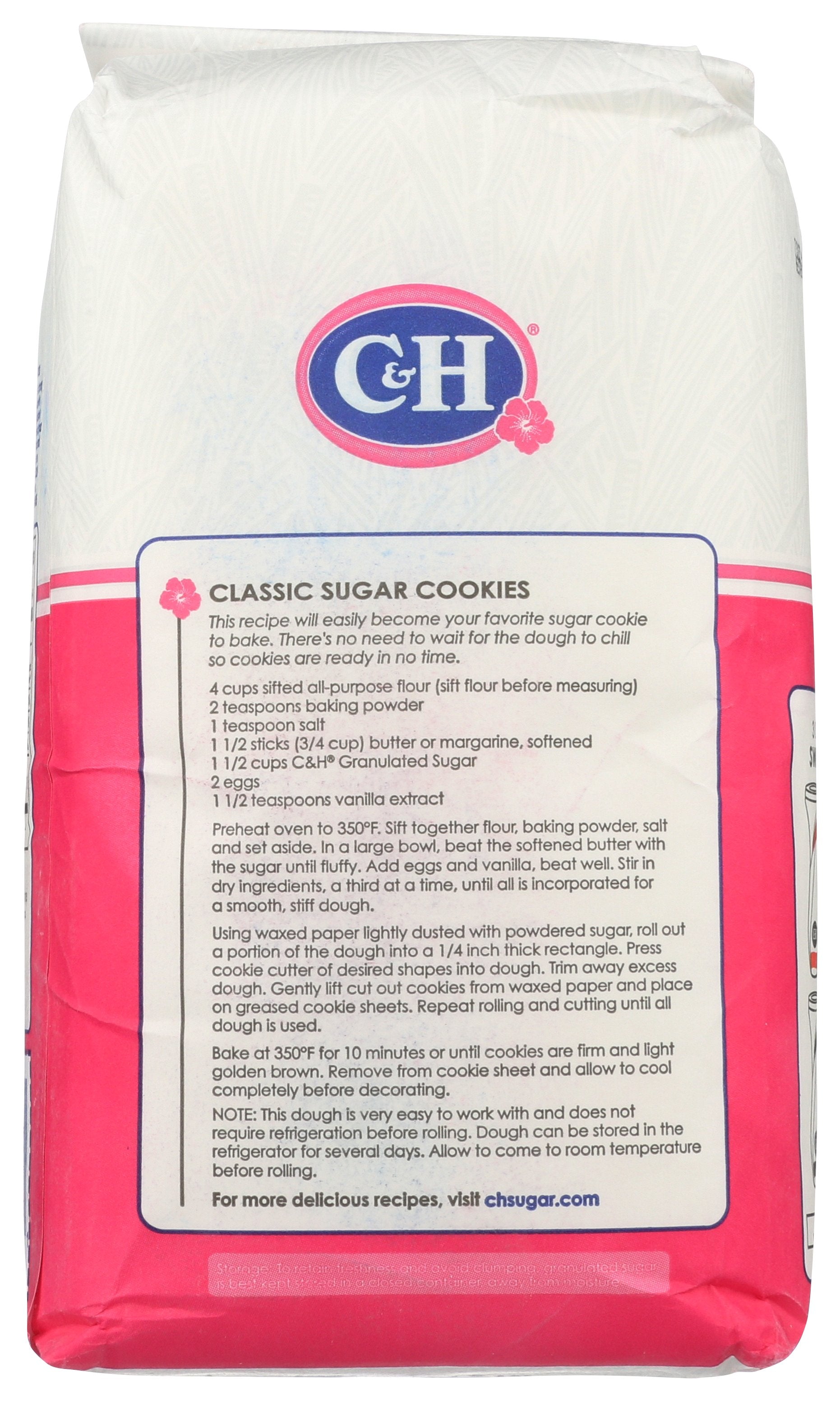 C & H SUGAR PURE CANE GRANULATD - Case of 10