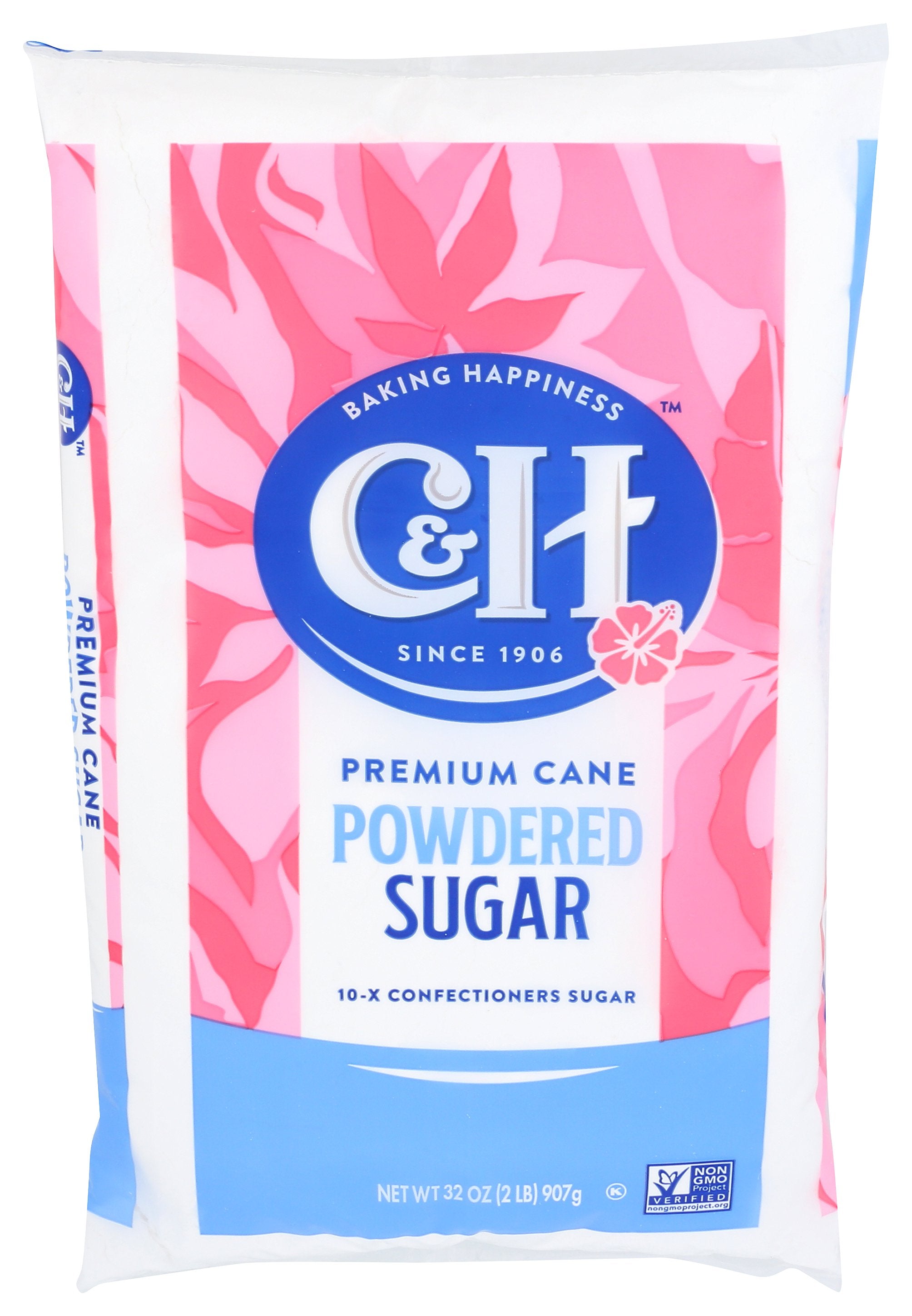 C & H SUGAR POWDERED PURE CANE - Case of 16
