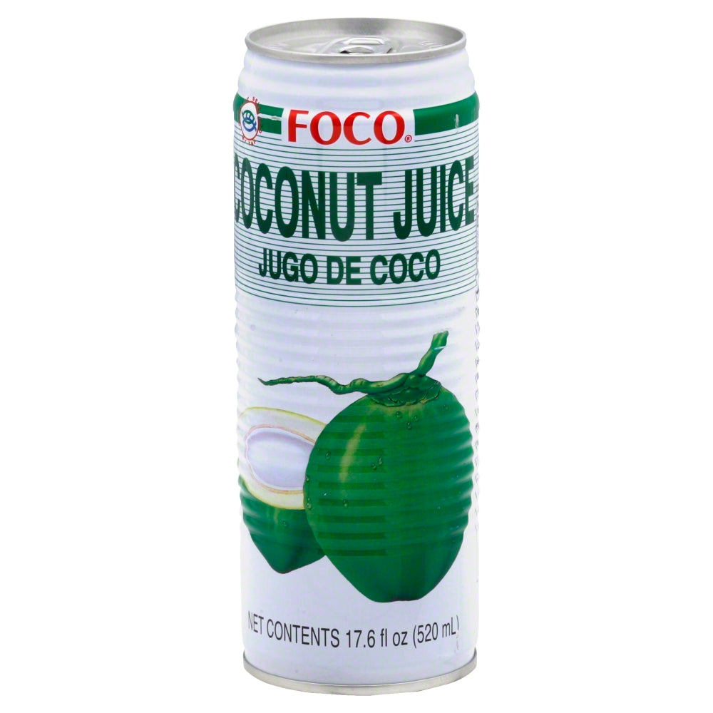 Foco Juice Coconut - Pack of  24 - 17.6 oz
